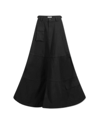 Cotton Ripstop Maxi Cargo Skirt - DIHSAN