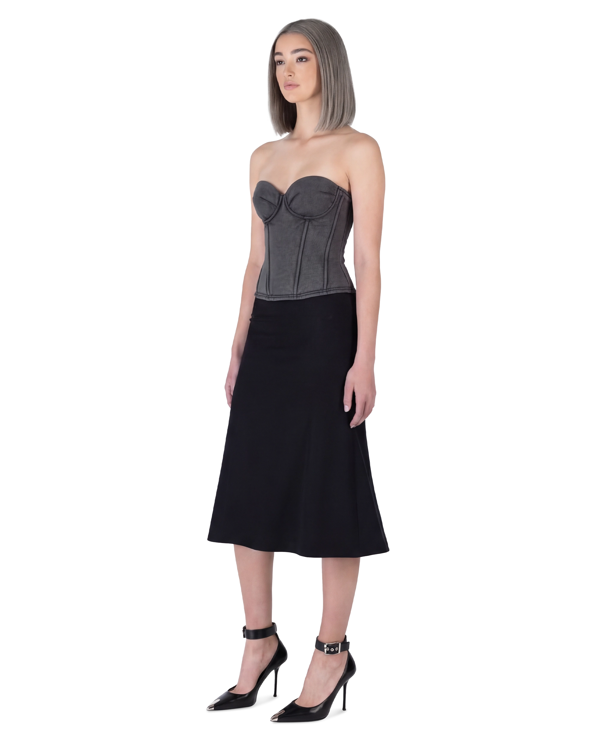 Medium Moletton Corset Evening Top