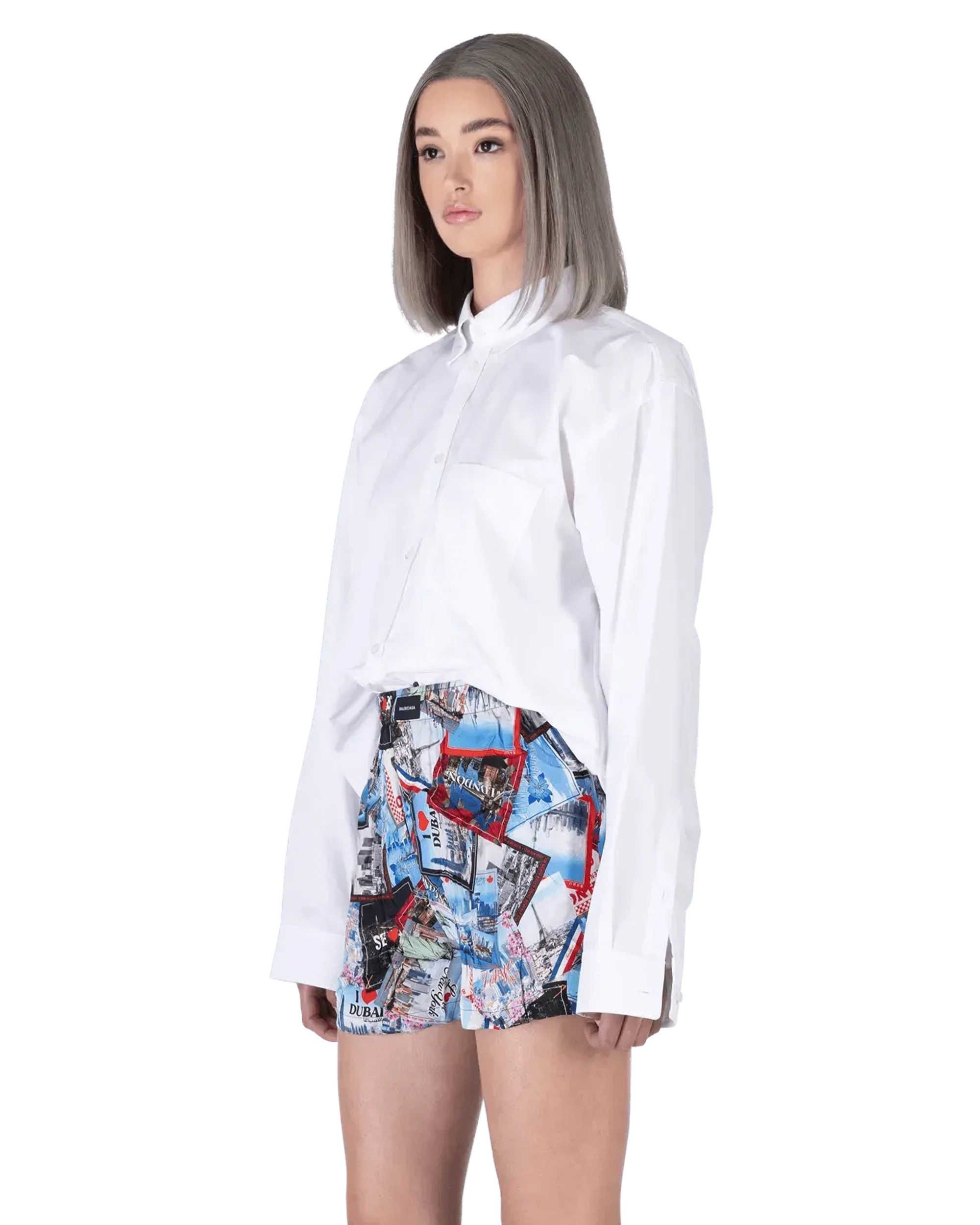 Poplin Oversized Dress Shirt
