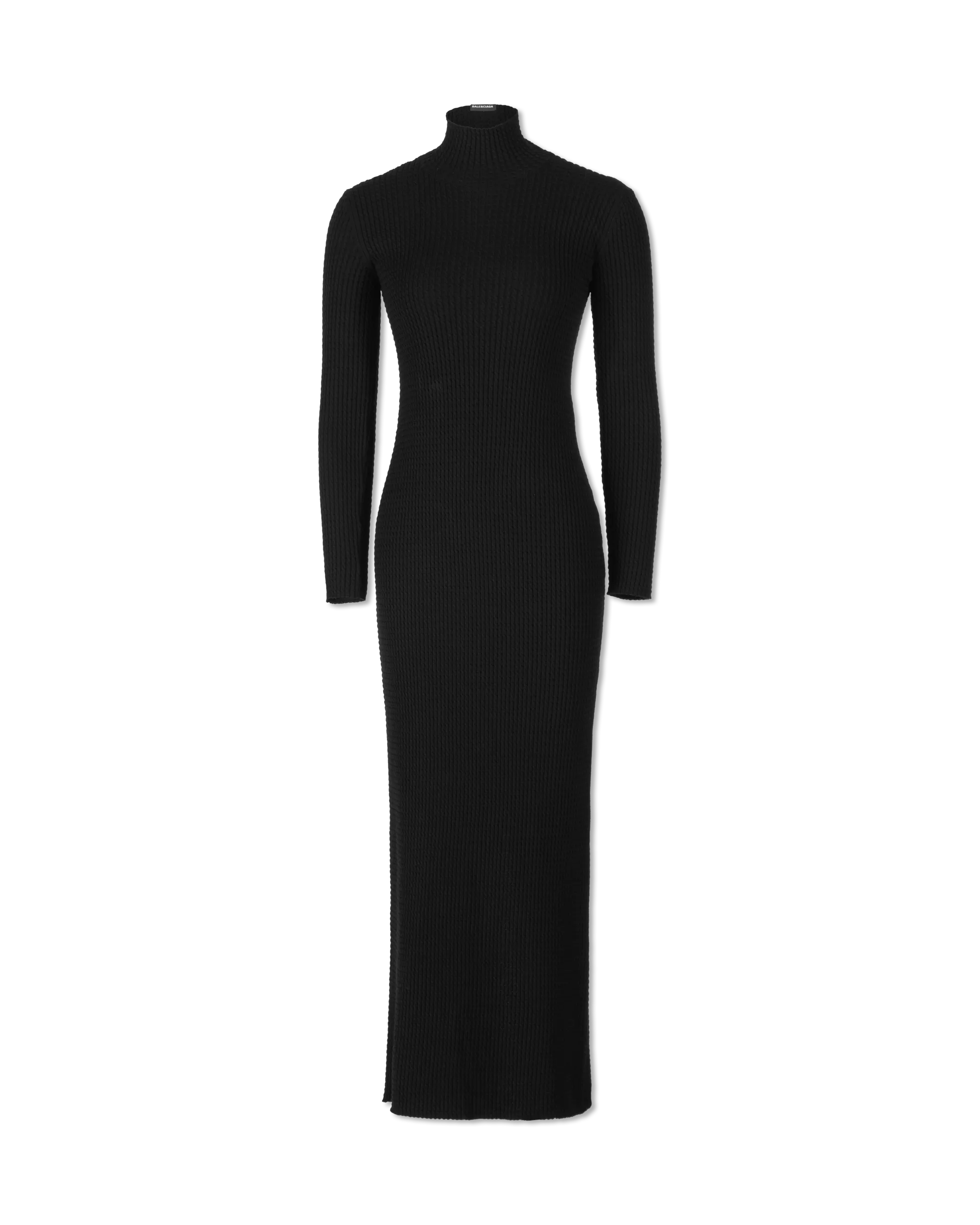Micro Cable Wool Fitted Dress