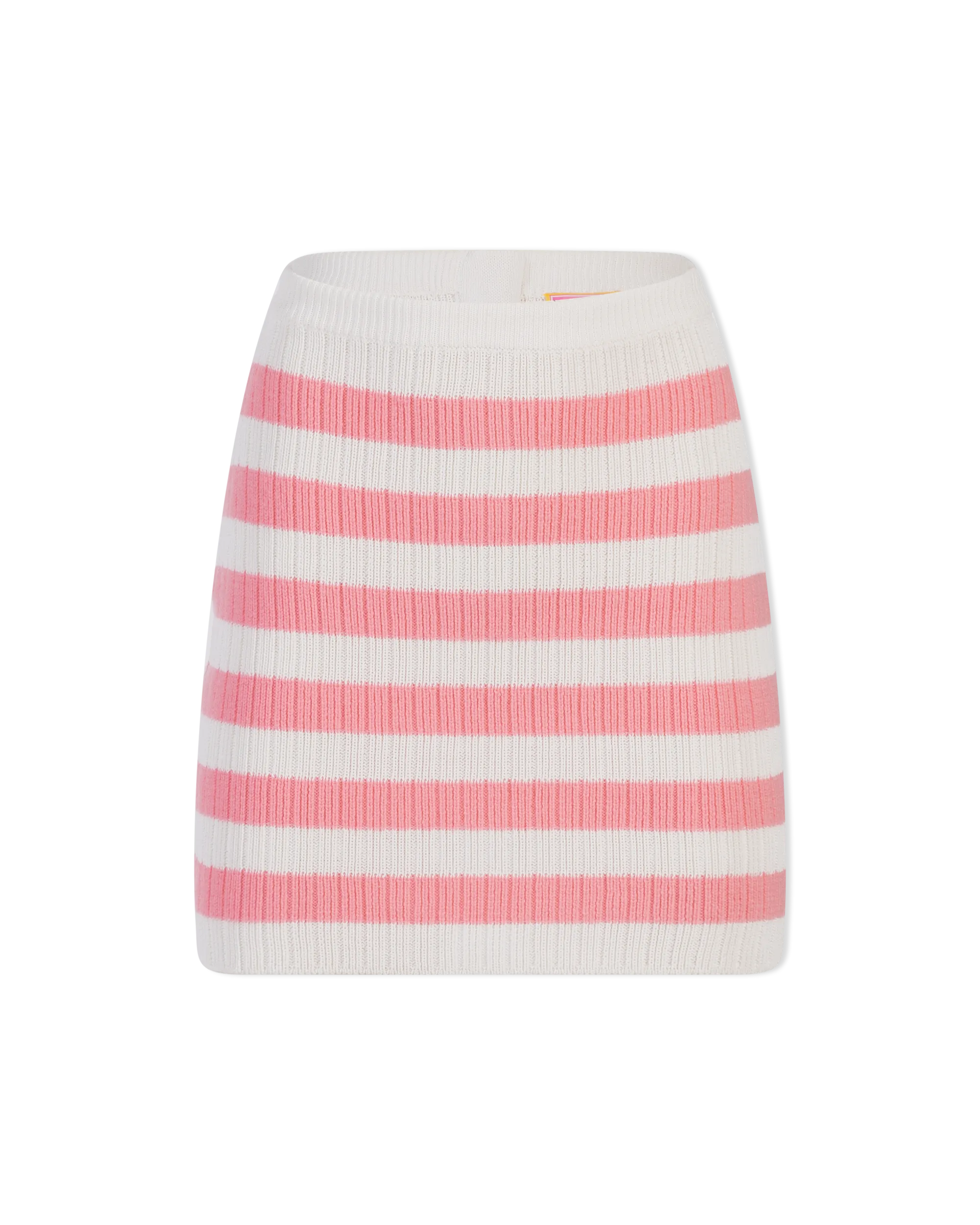 Balmain X Barbie Striped Knit Mini Skirt