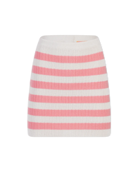 Balmain X Barbie Striped Knit Mini Skirt - DIHSAN