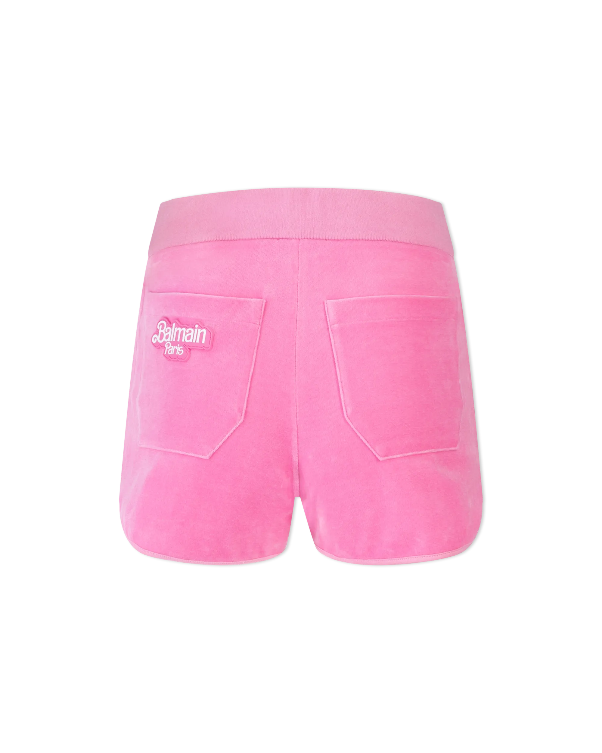 Balmain X Barbie Velvet Shorts