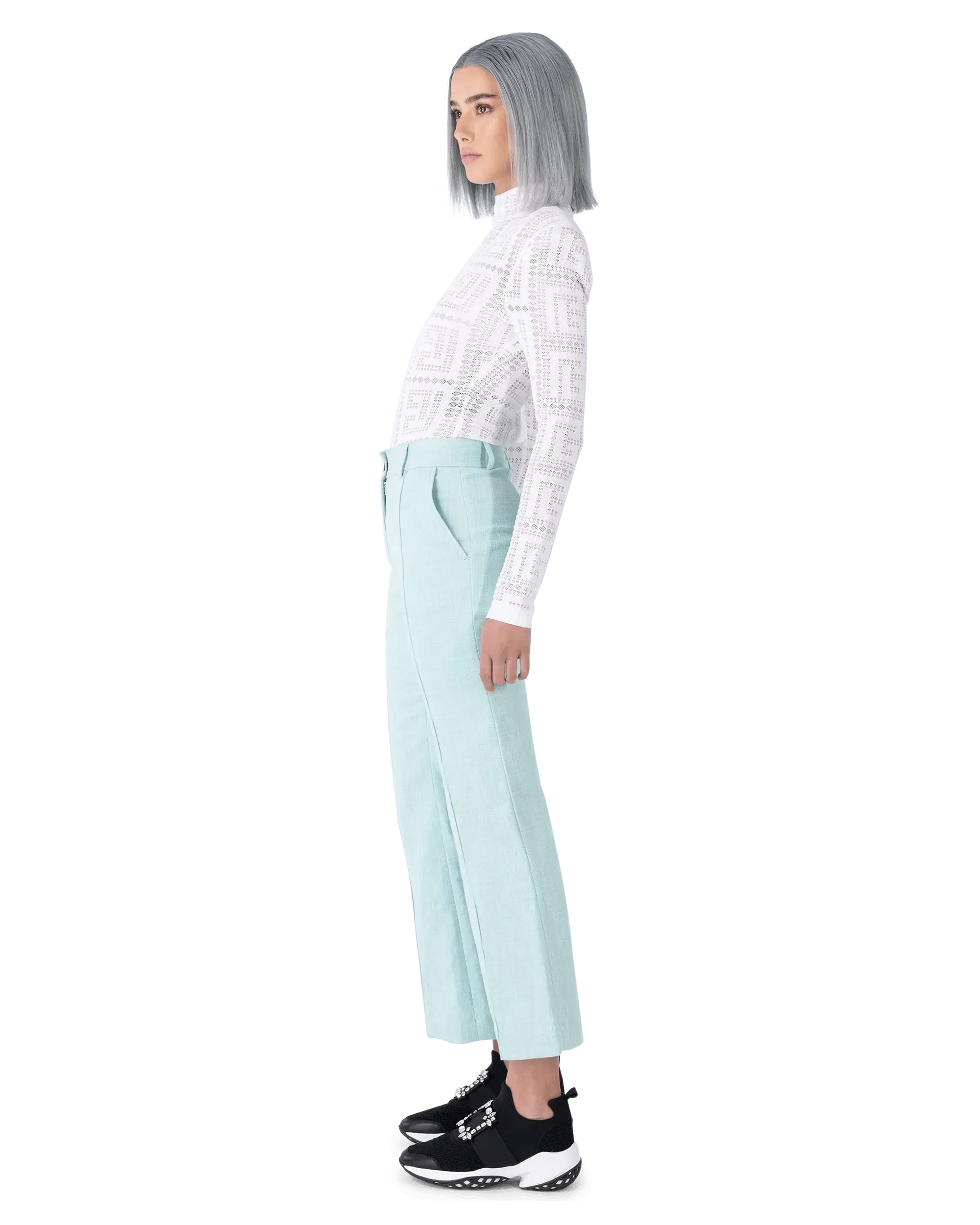 Maxi Monogram Sheer Bodysuit