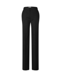 Grain De Poudre Stretch Wool Pants - DIHSAN