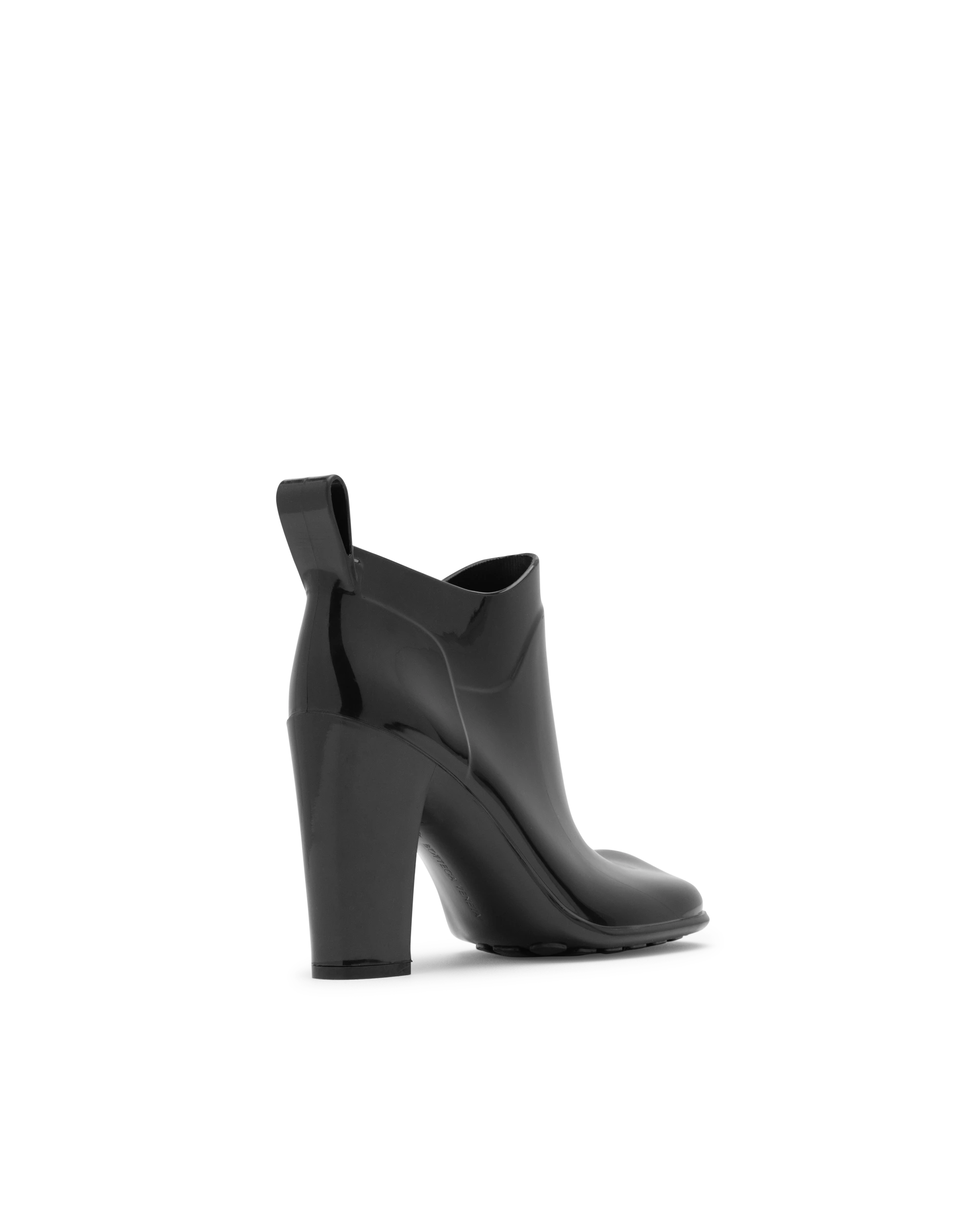 Shiny Rubber Ankle Boots