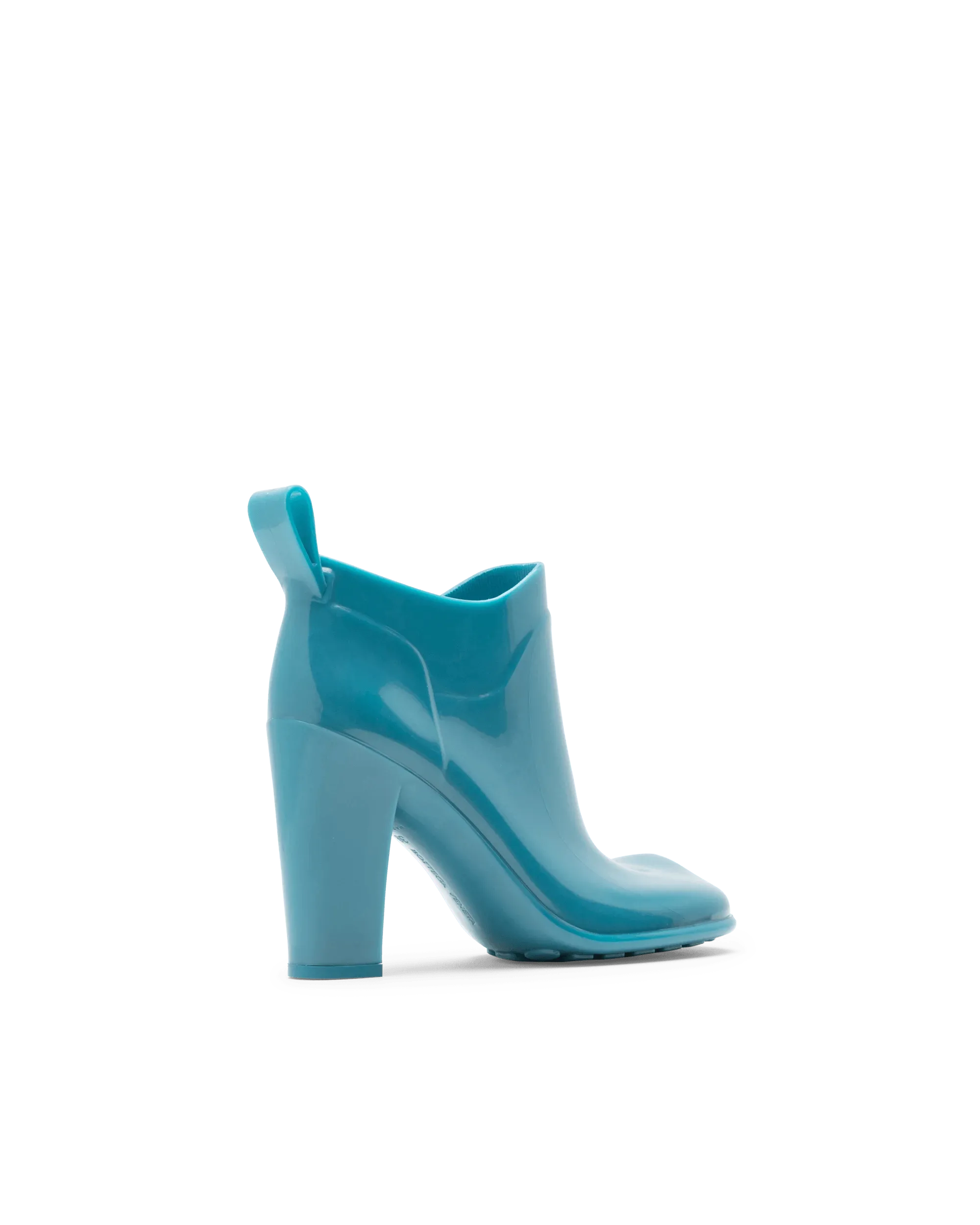 Shiny Rubber Ankle Boots