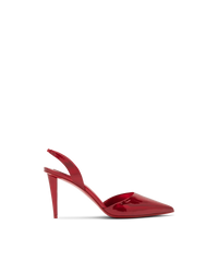 Astrid 85 Patent Leather Slingback Pumps - DIHSAN