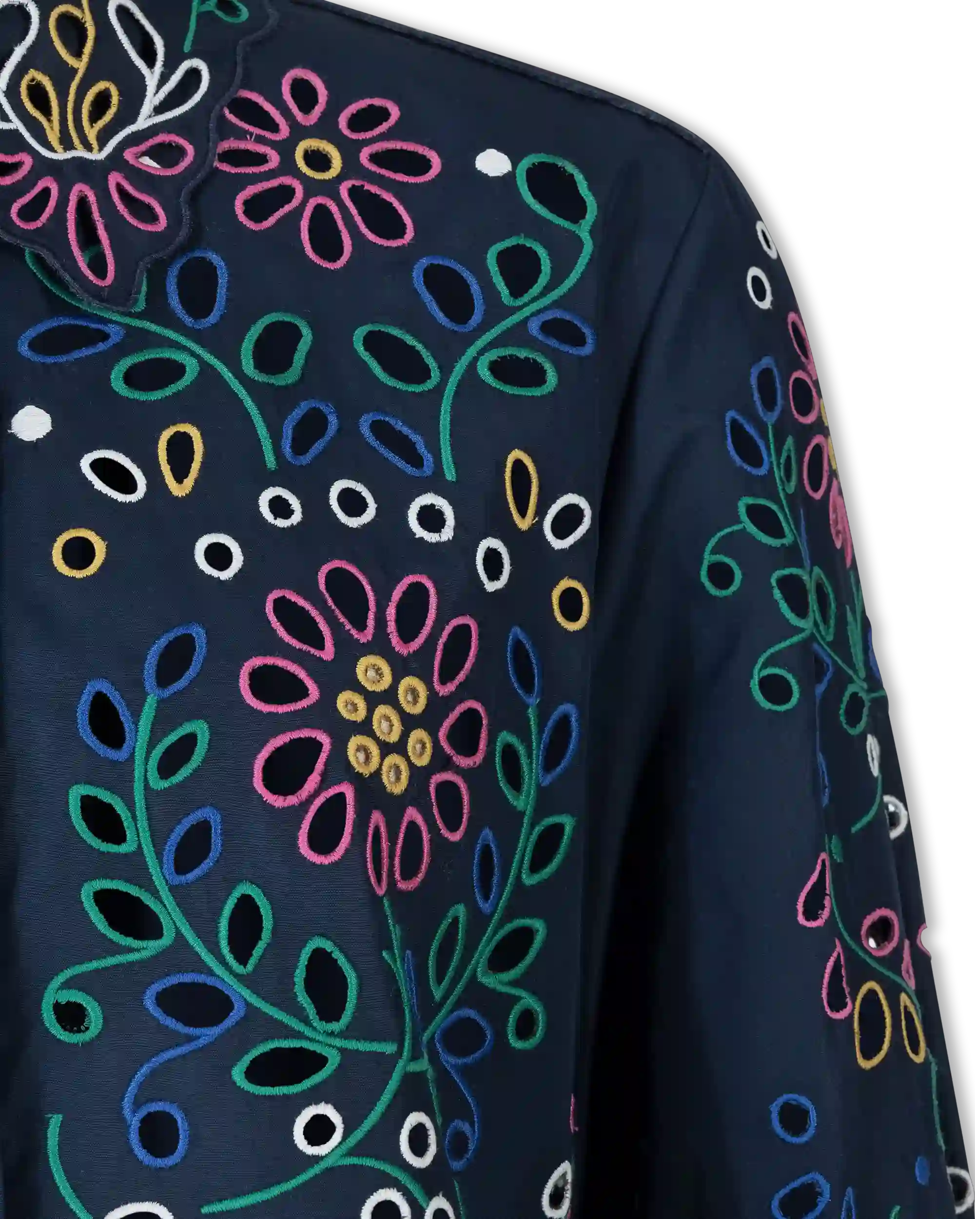 Embroidered Eyelet Shirt