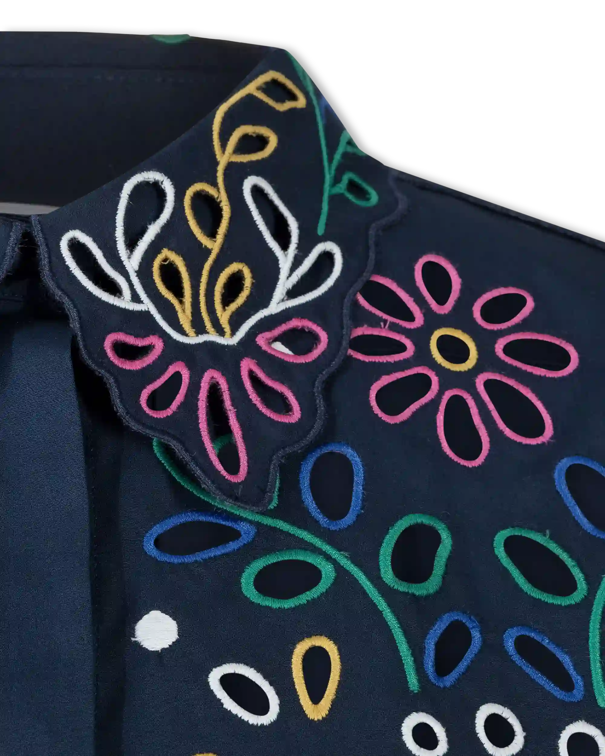 Embroidered Eyelet Shirt