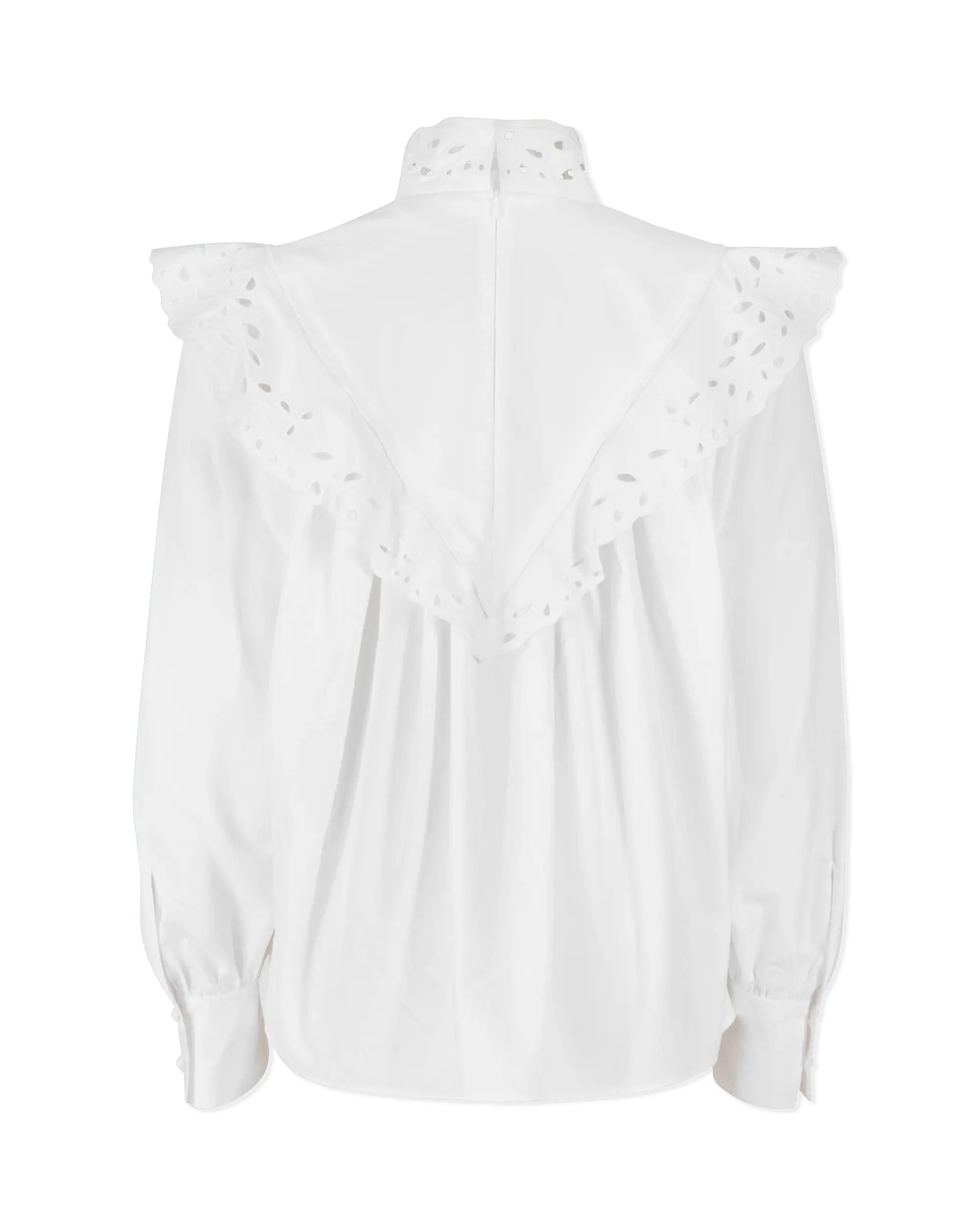 Embroidered Long Sleeve Blouse