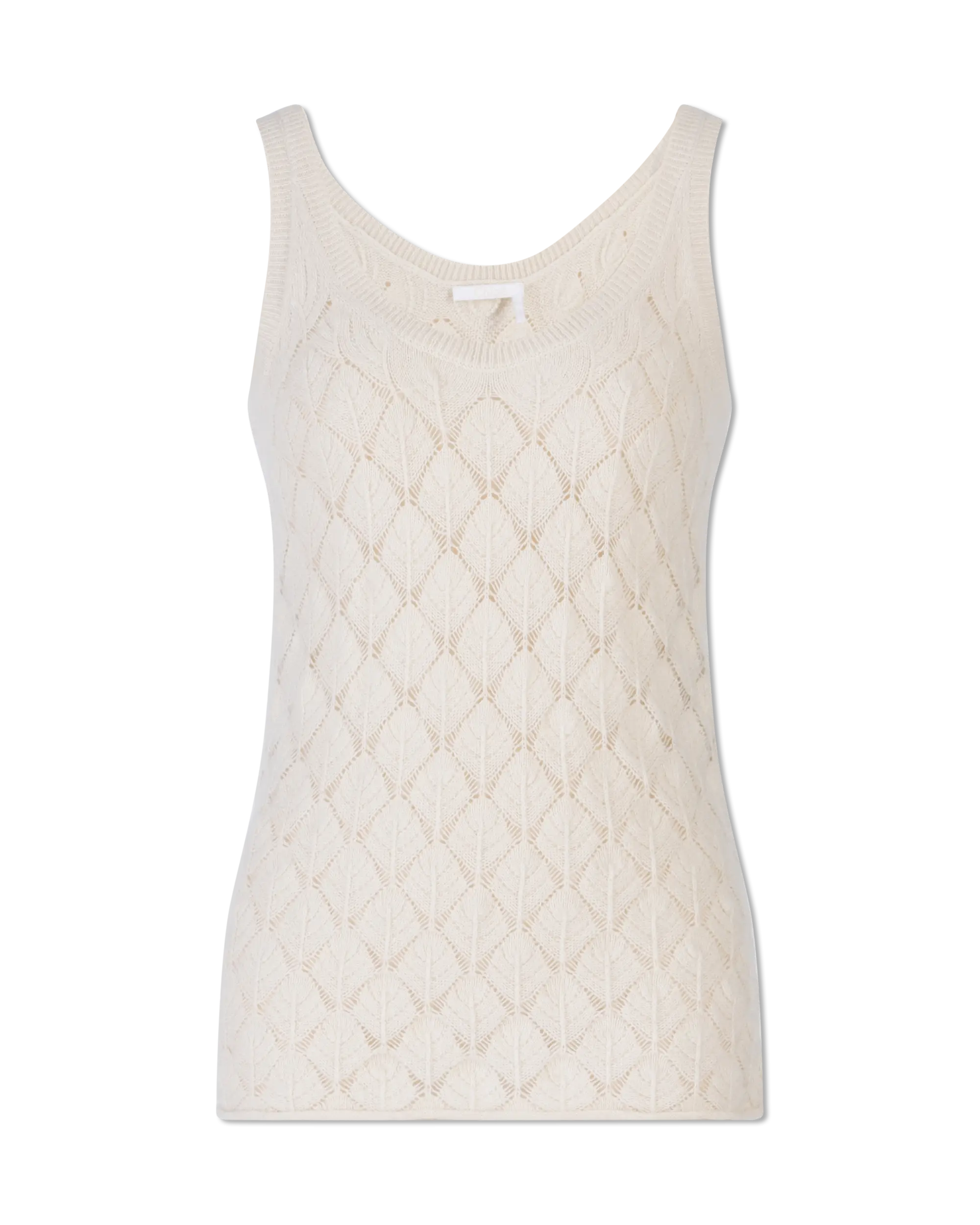 Cashmere Knit Tank Top - DIHSAN