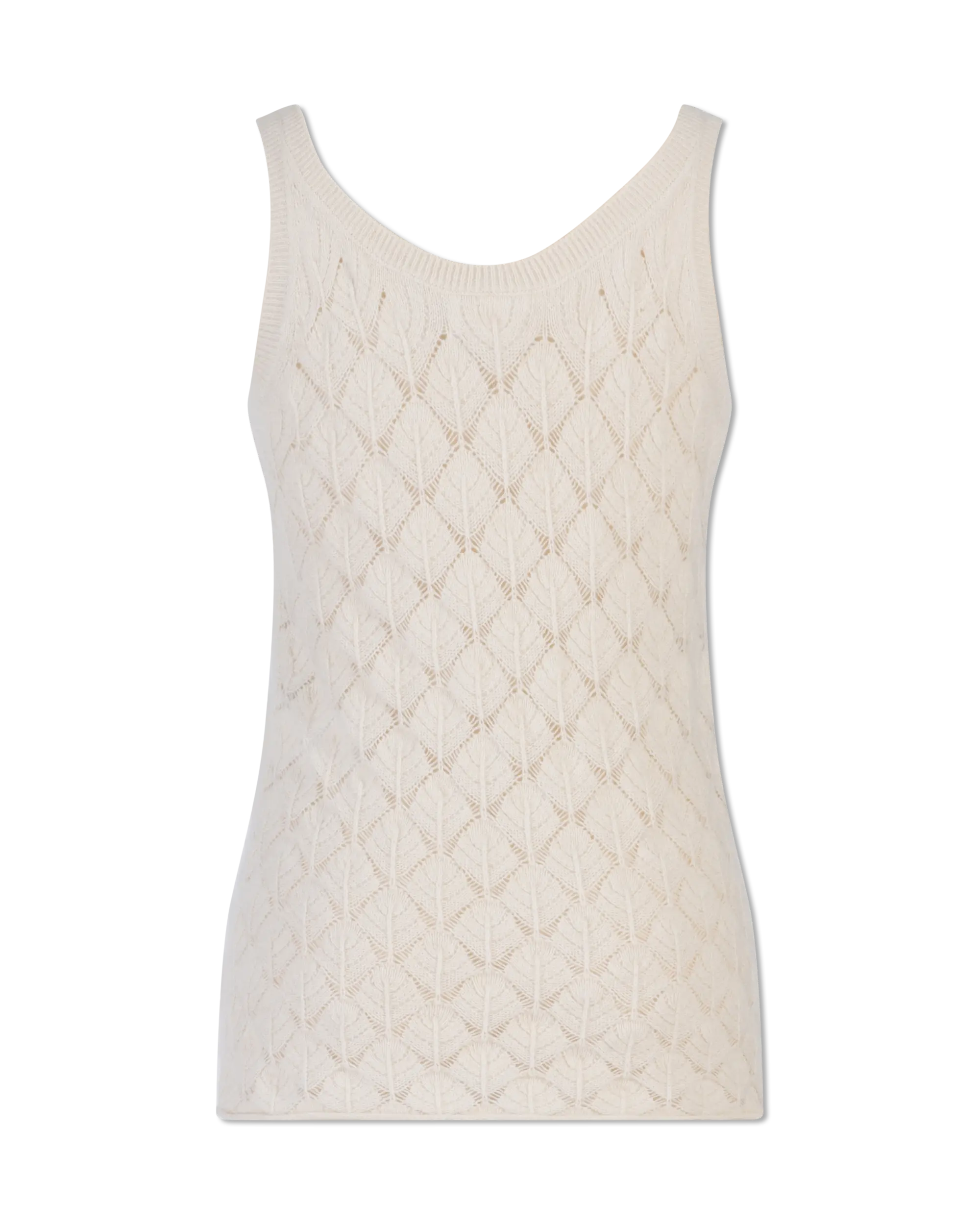 Cashmere Knit Tank Top - DIHSAN