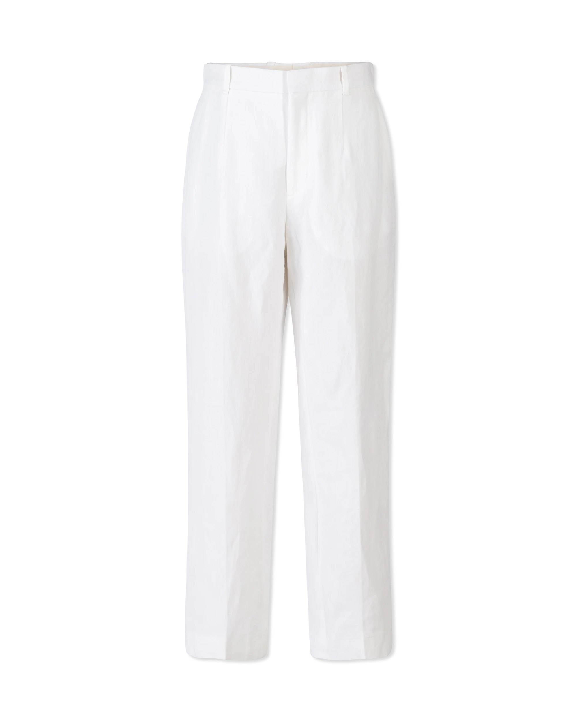 Straight Leg Linen Pants - DIHSAN