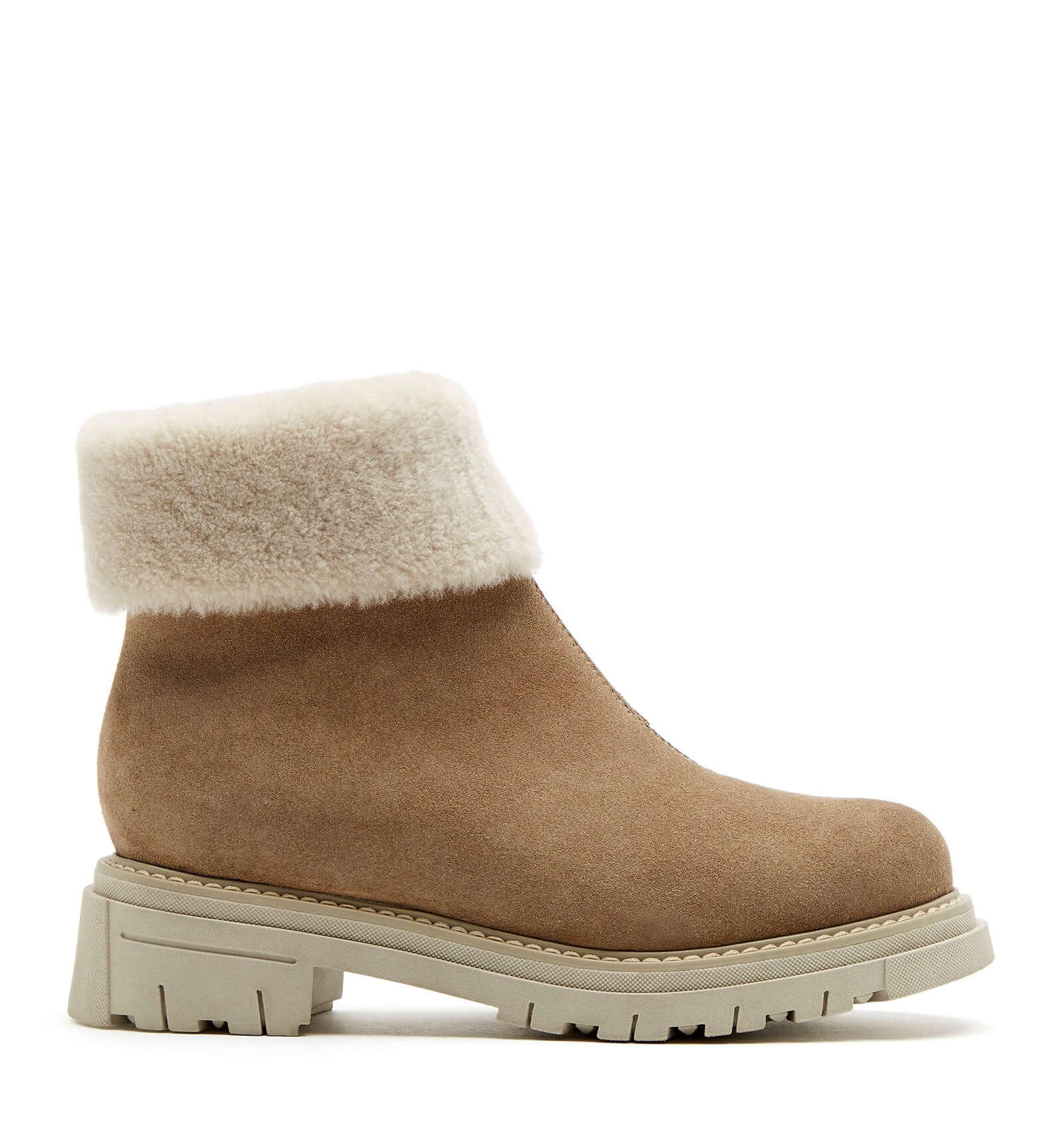 Dafna Shearling-Lined Suede Boots