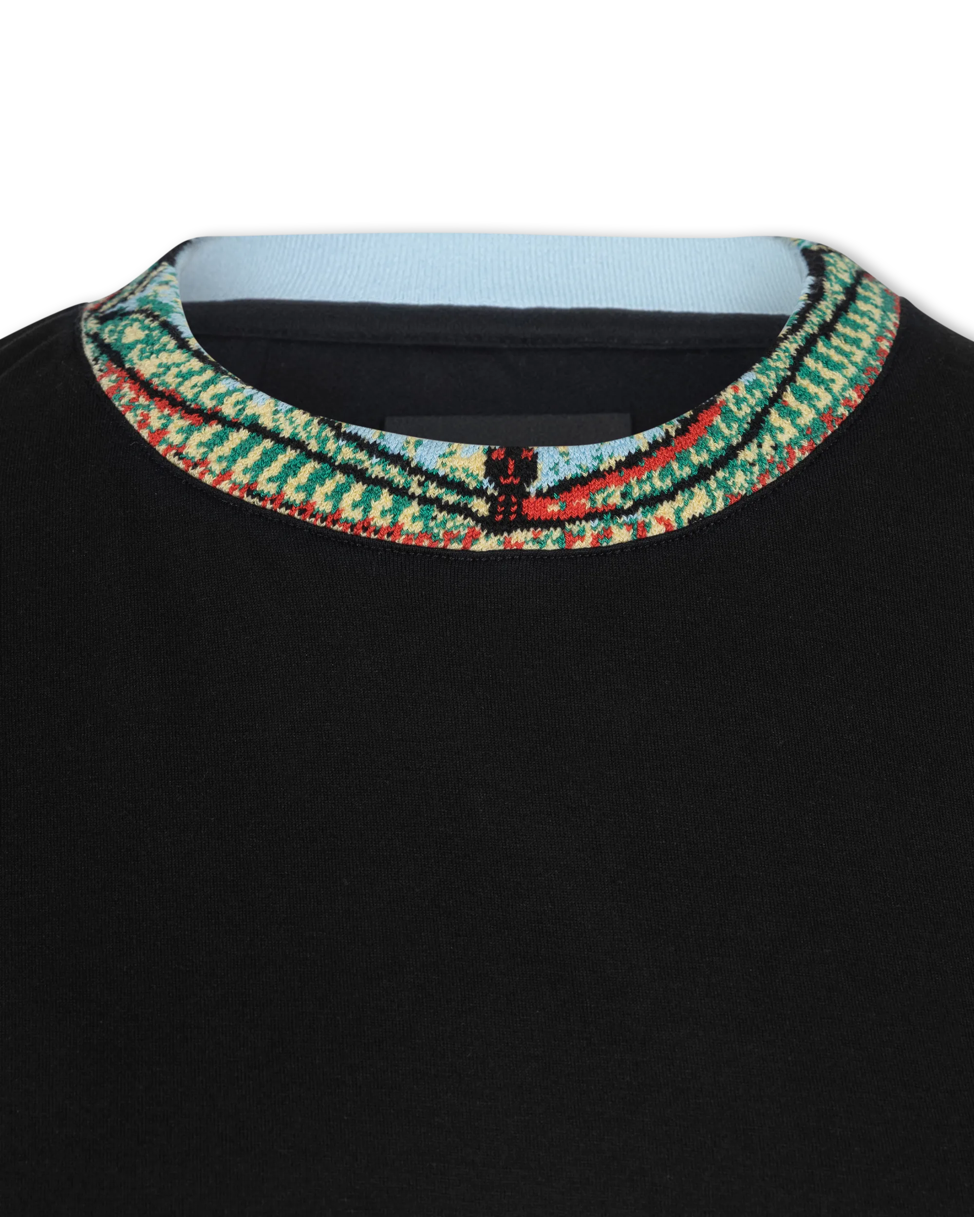 Embroidered Collar T-Shirt Dress