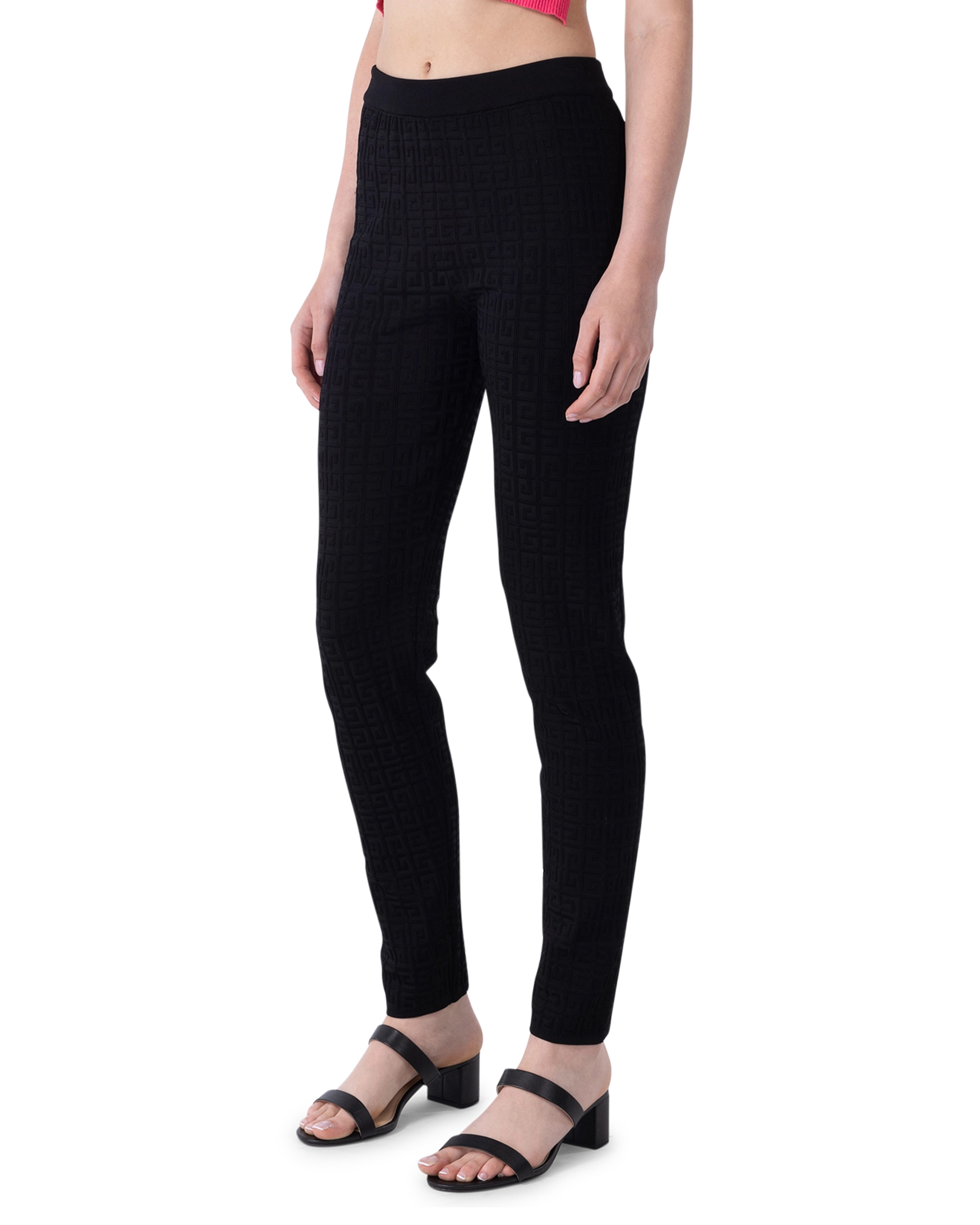 Monogram Stretch Slim Pants