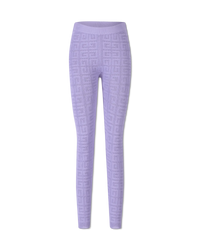 Monogram Stretch Slim Pants - DIHSAN