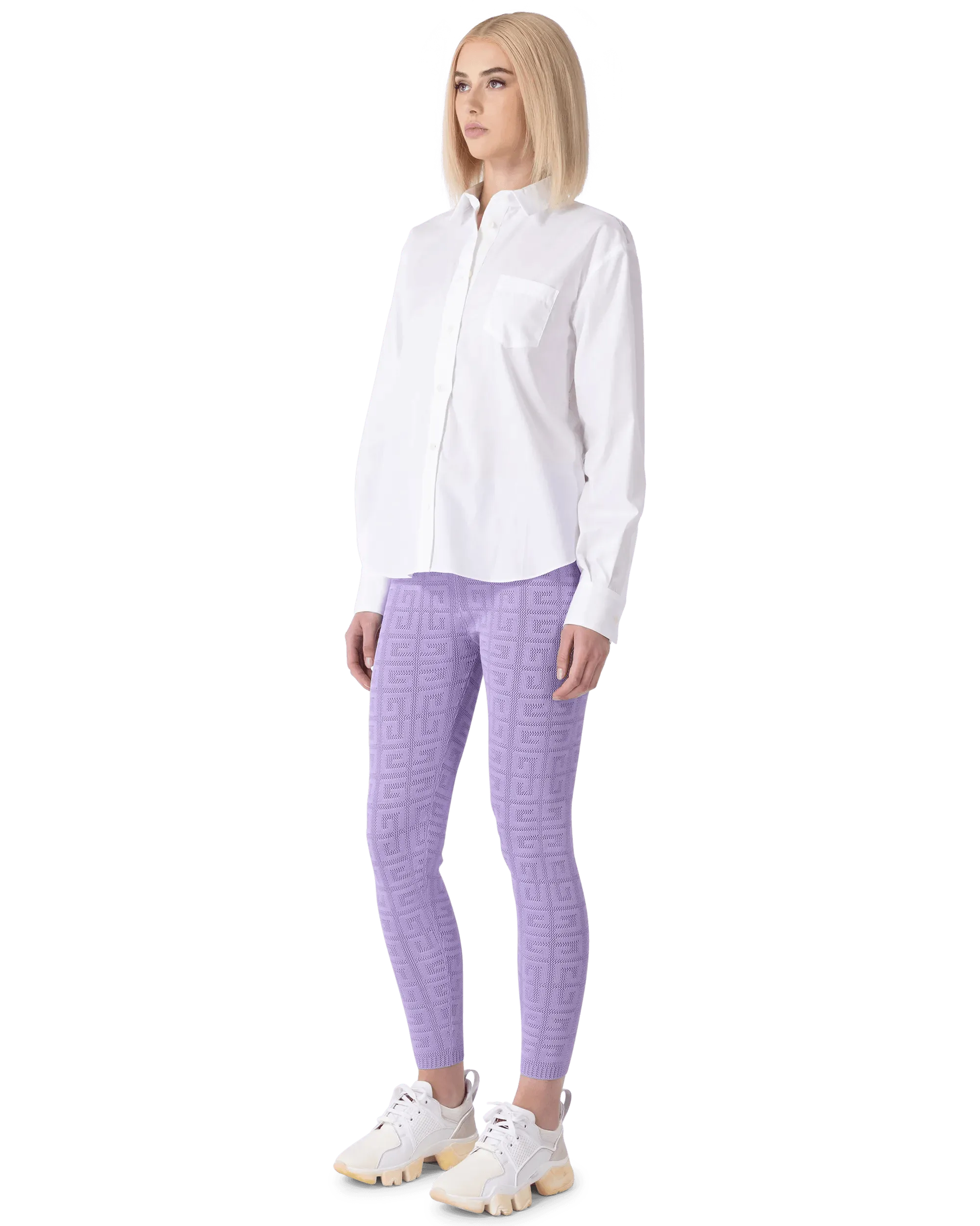 Monogram Stretch Slim Pants