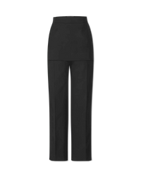 Cut-Out Slim Fit Dress Pants - DIHSAN