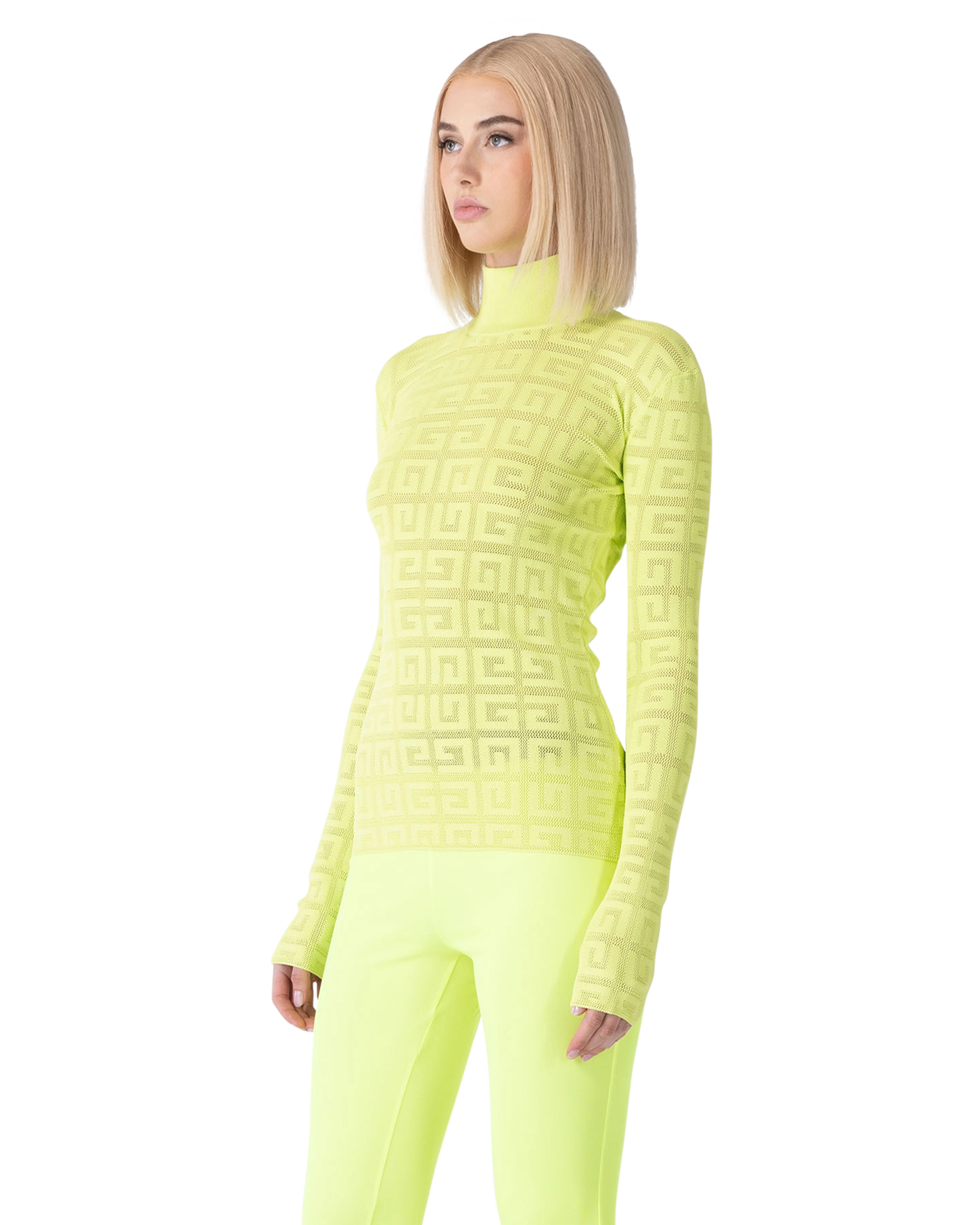 Givenchy Logo Lasered Stretch Jersey Top