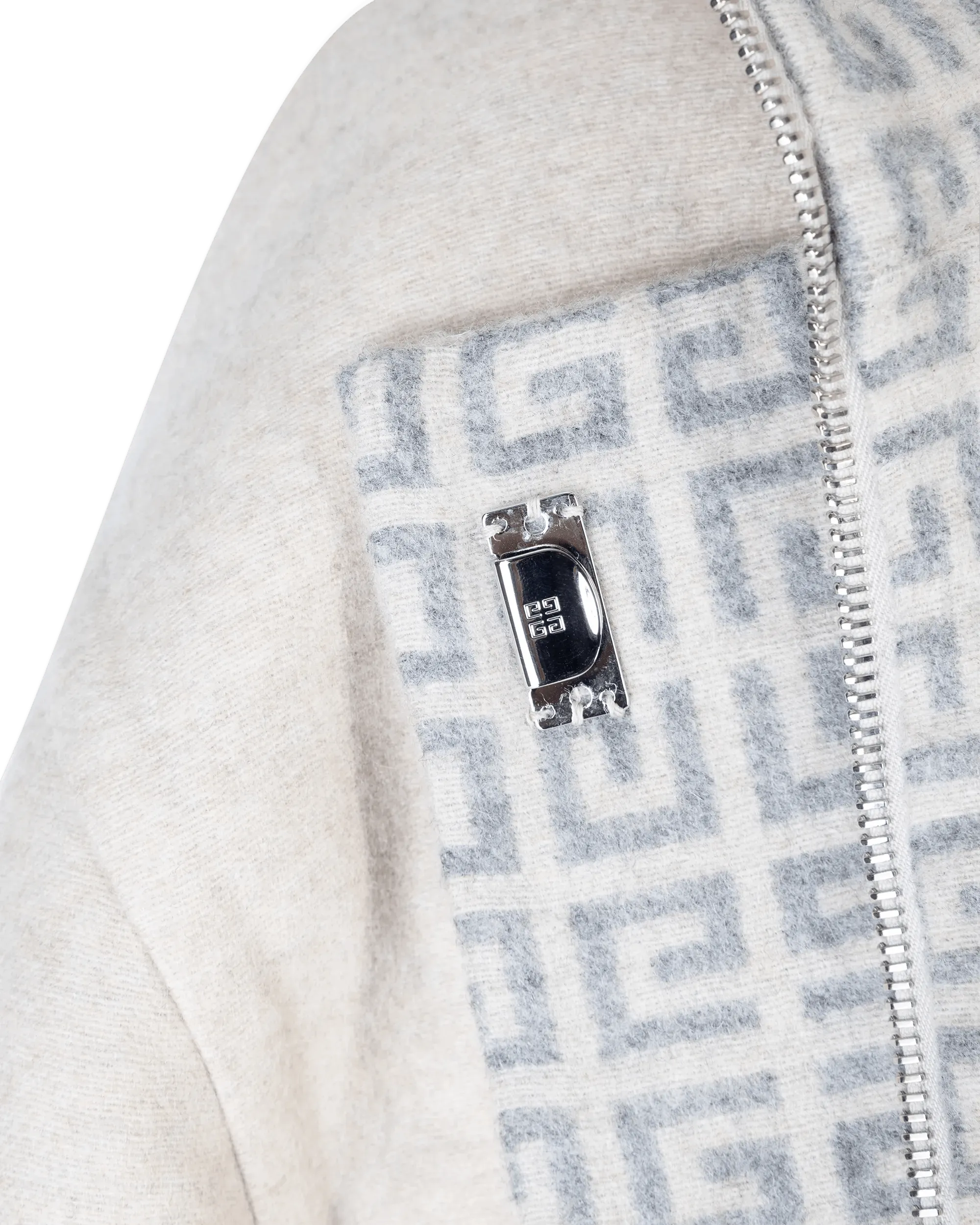 Logo-Lined Cashmere Coat