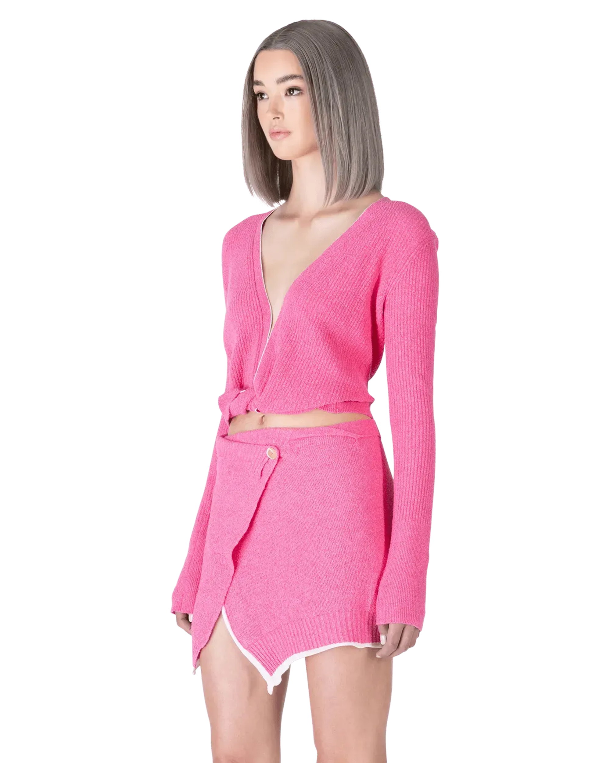 Front Tie Cardigan
