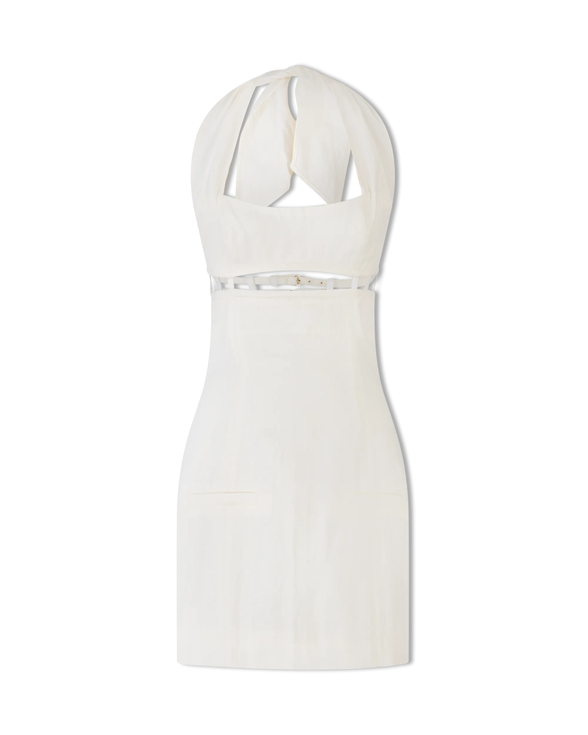 Limao Cut-Out Halter Dress