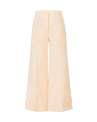 Structured Linen Silk Pants - DIHSAN
