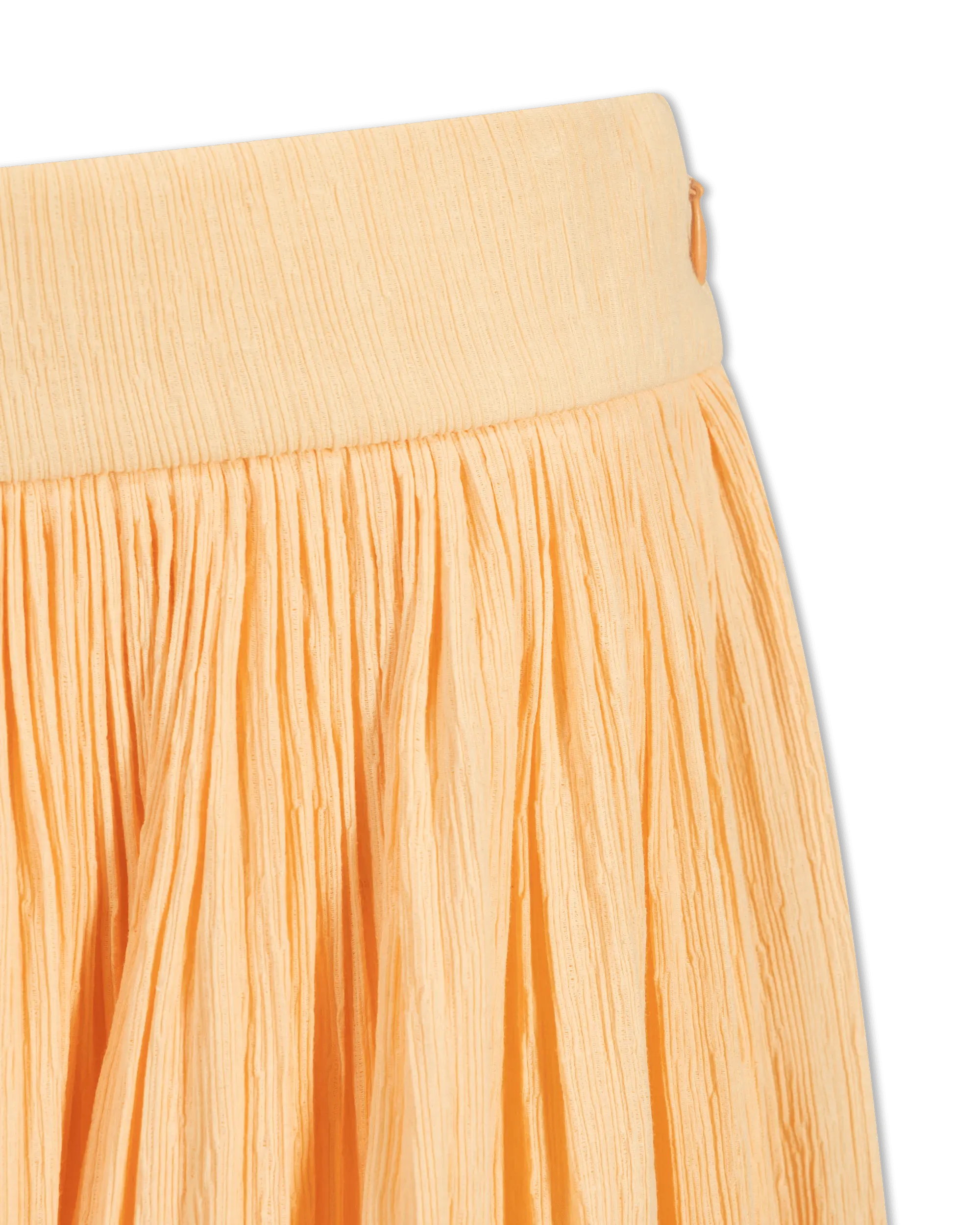 Accordion Pleat Midi Skirt