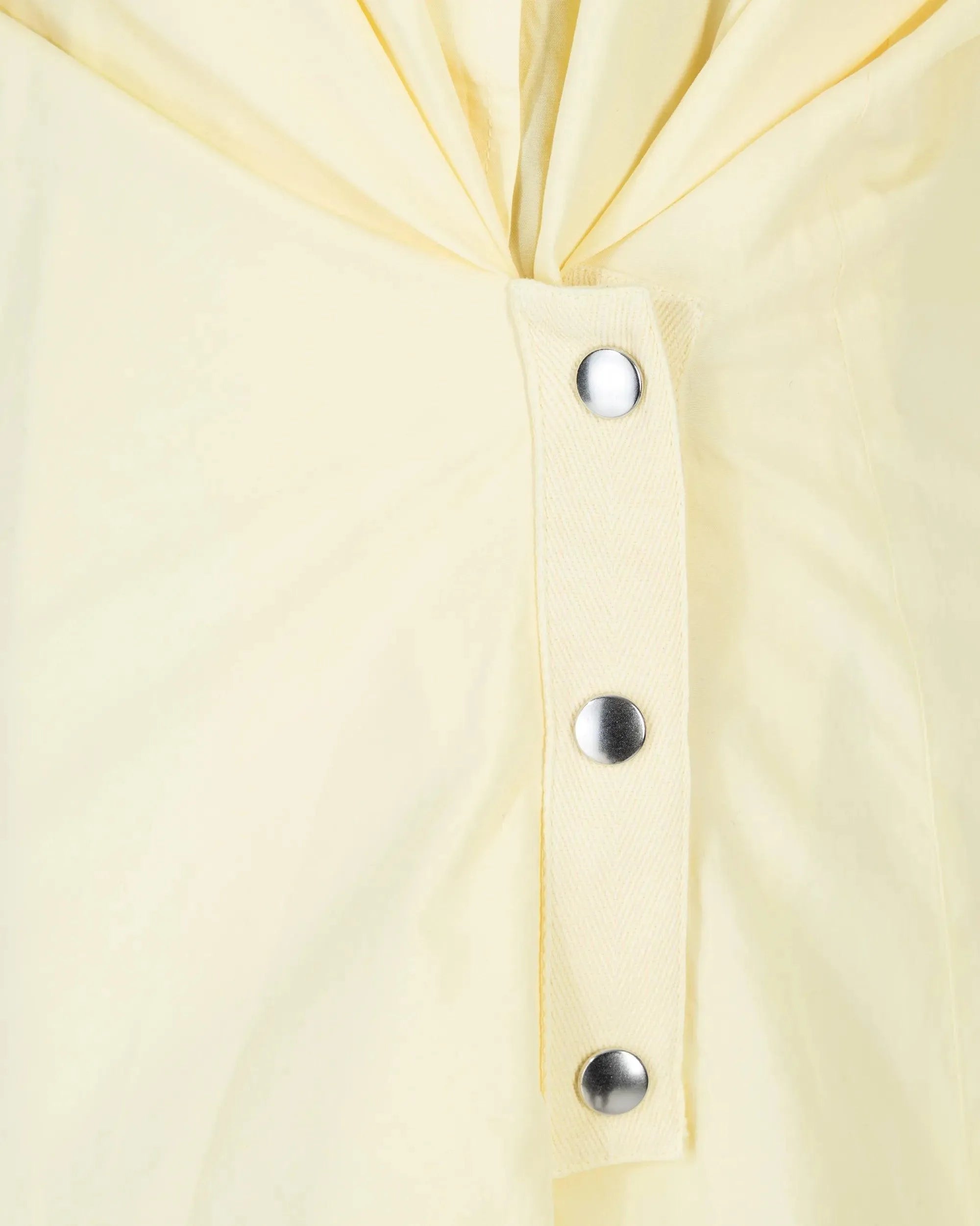 Button Detail Cotton Shirt - DIHSAN