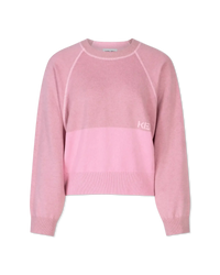 Logo Wool-Blend Comfort Crewneck - DIHSAN