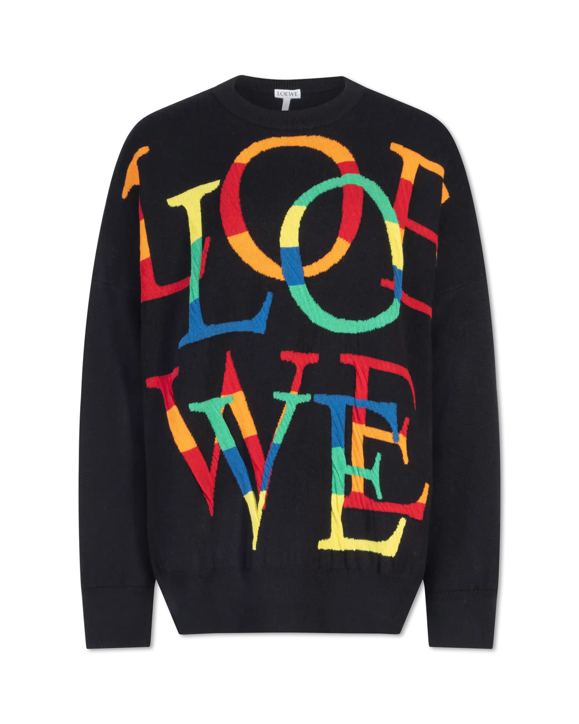 Wool Anagram Crewneck Sweater