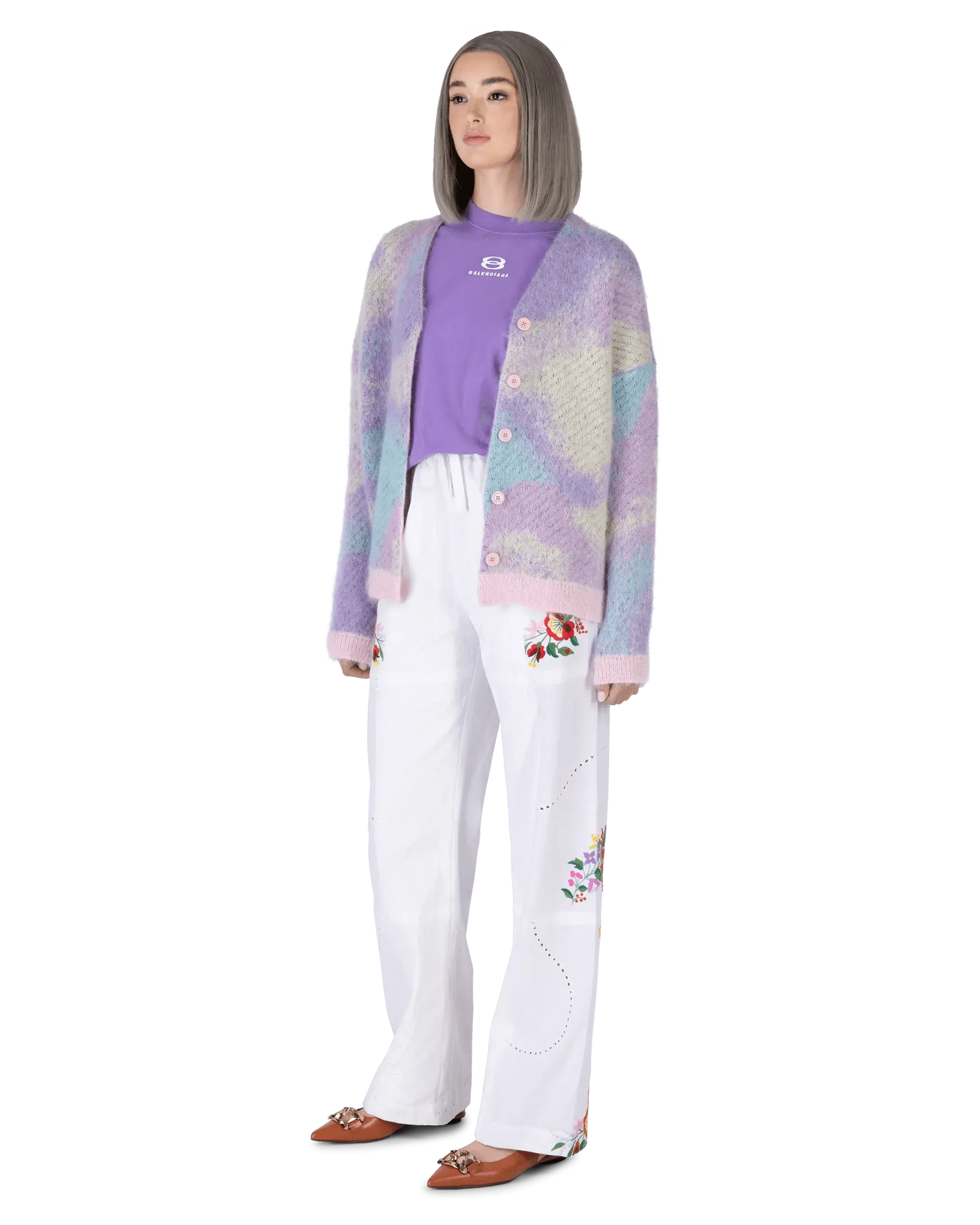 Unicorn Jacquard Cardigan