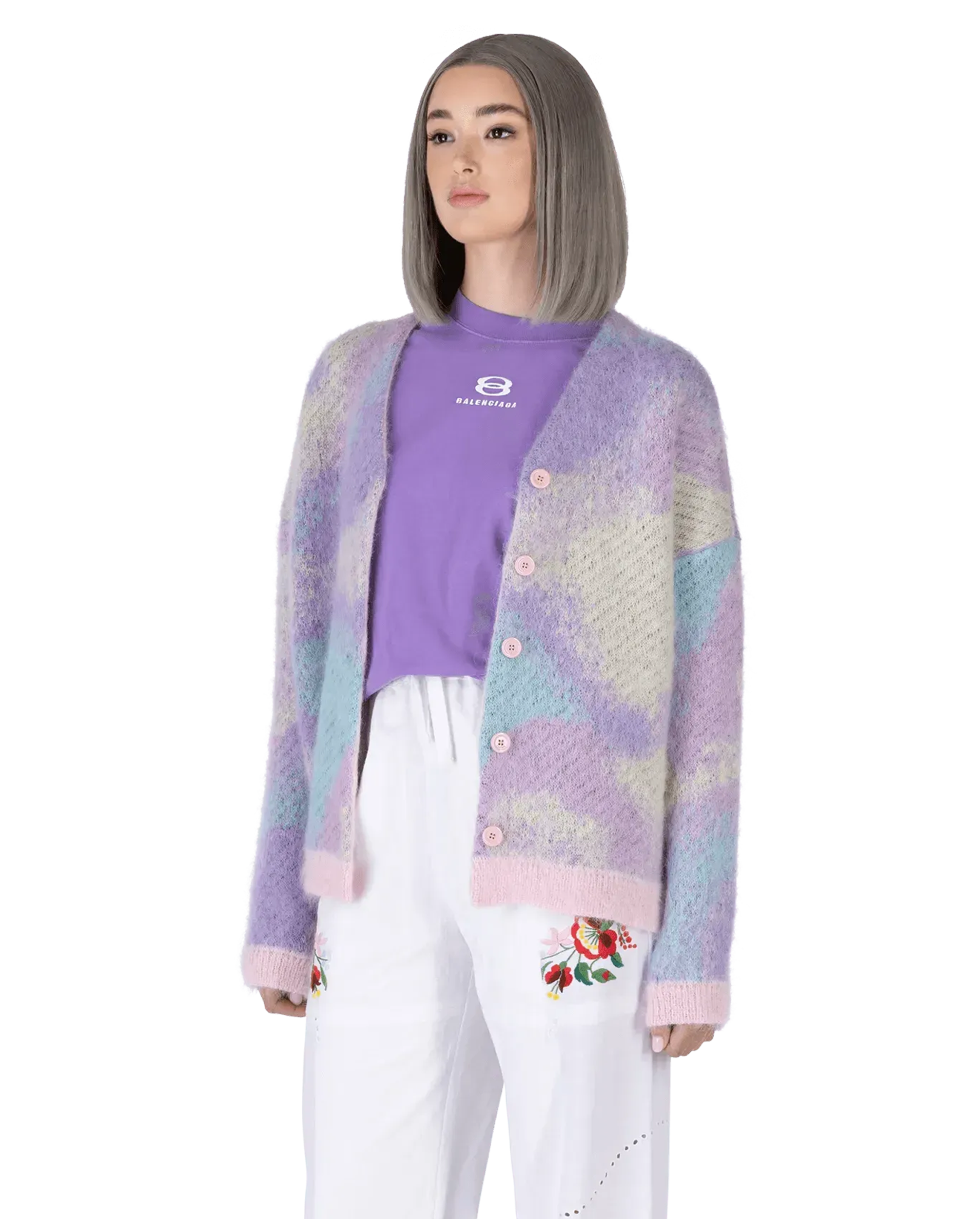 Unicorn Jacquard Cardigan