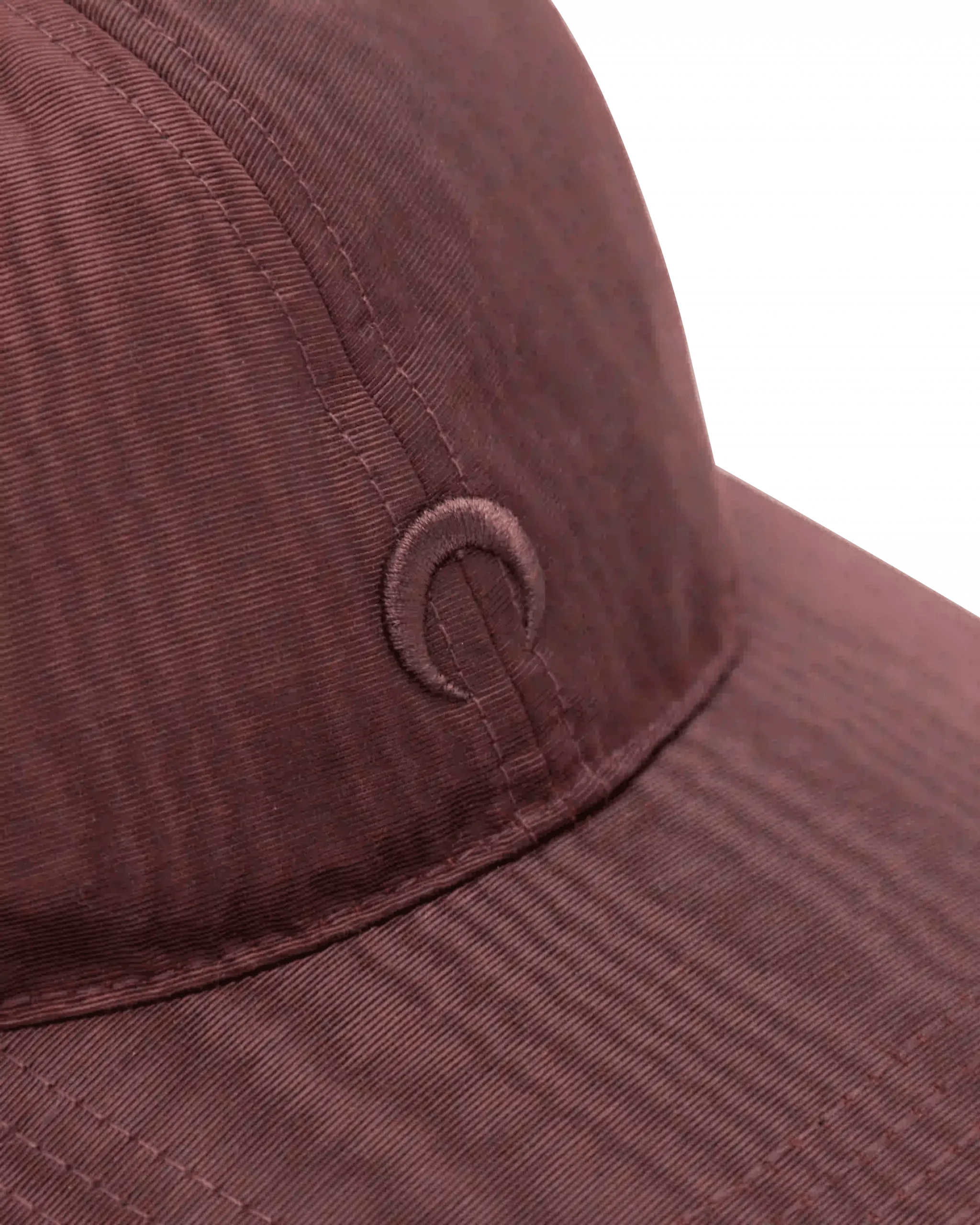 Embroidered Moiré Cap