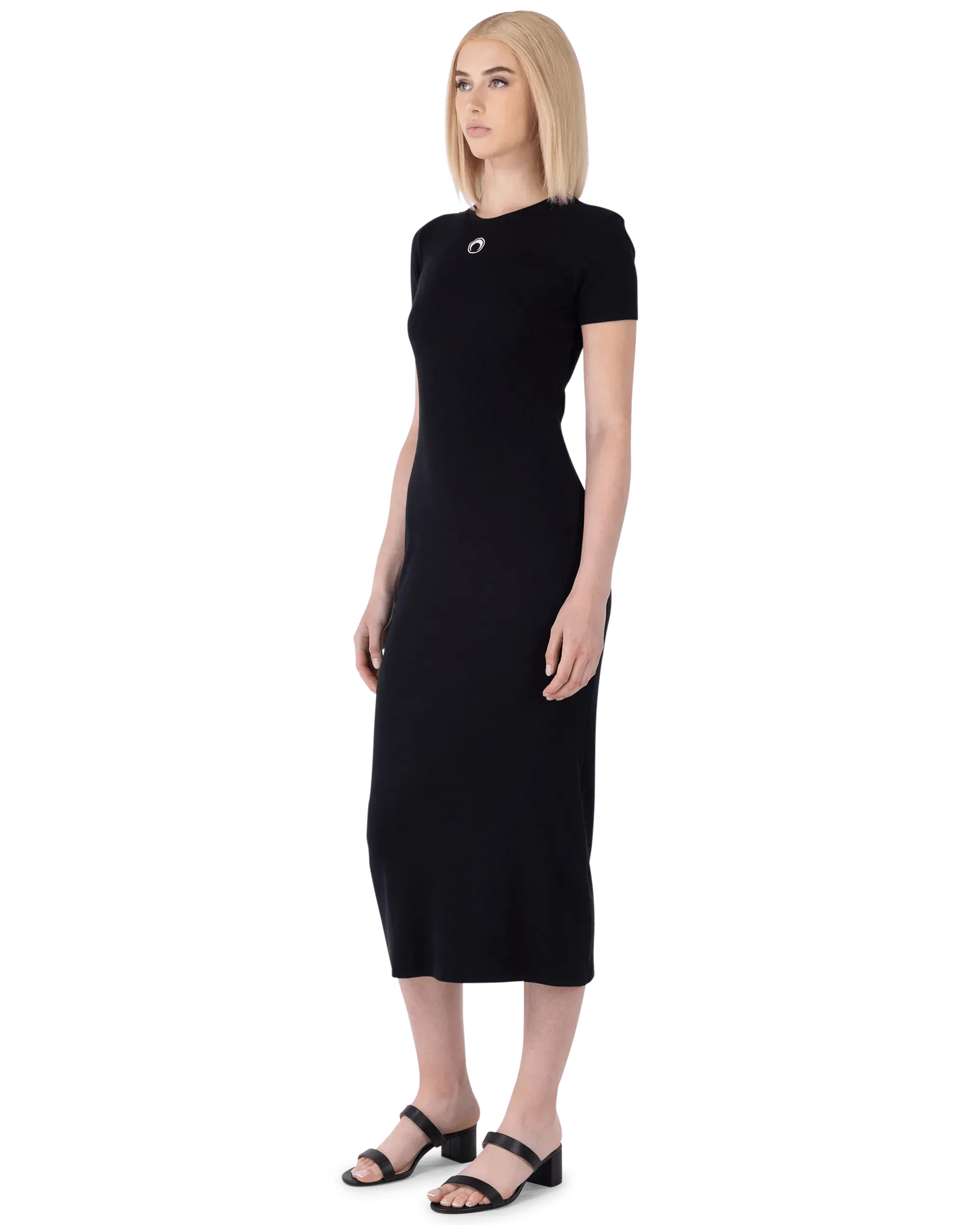 Organic Cotton Ribbed Maxi Dress - DIHSAN