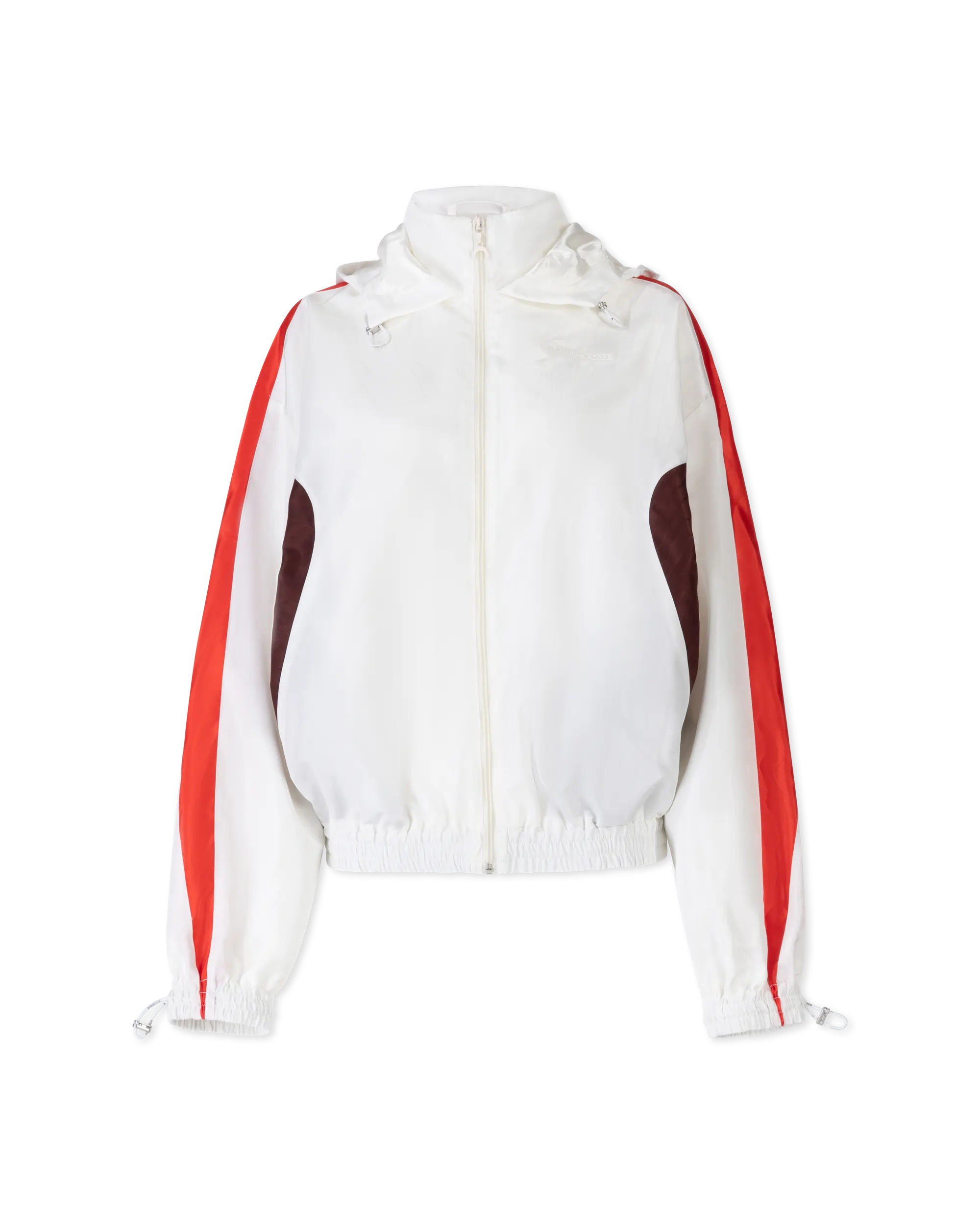 Panelled Moire Track Jacket