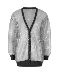 Sheer Sequined Cardigan - DIHSAN