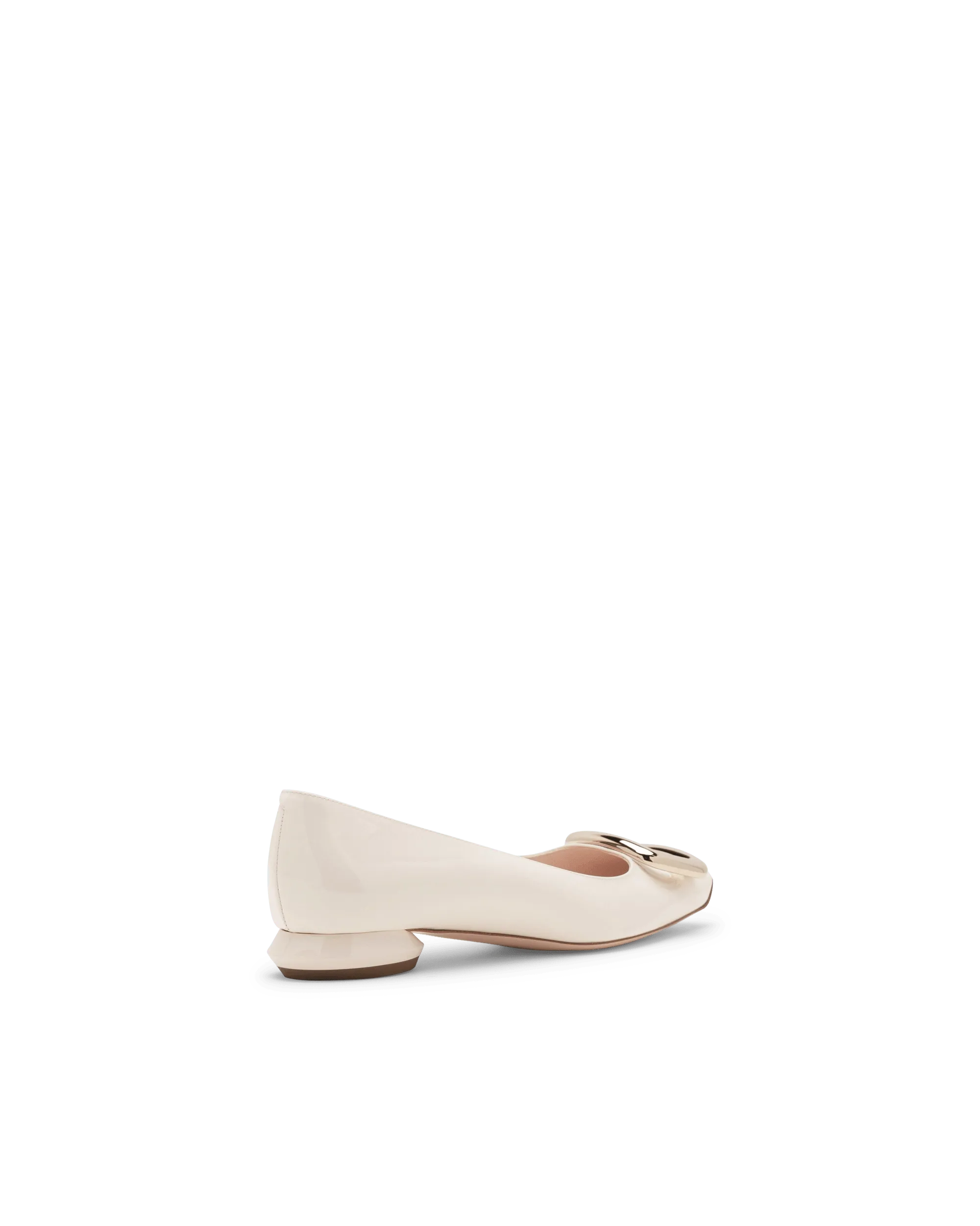 Trompette Metal Buckle Ballerinas