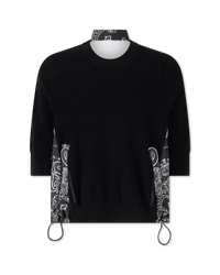 Bandana Print Sweater - DIHSAN