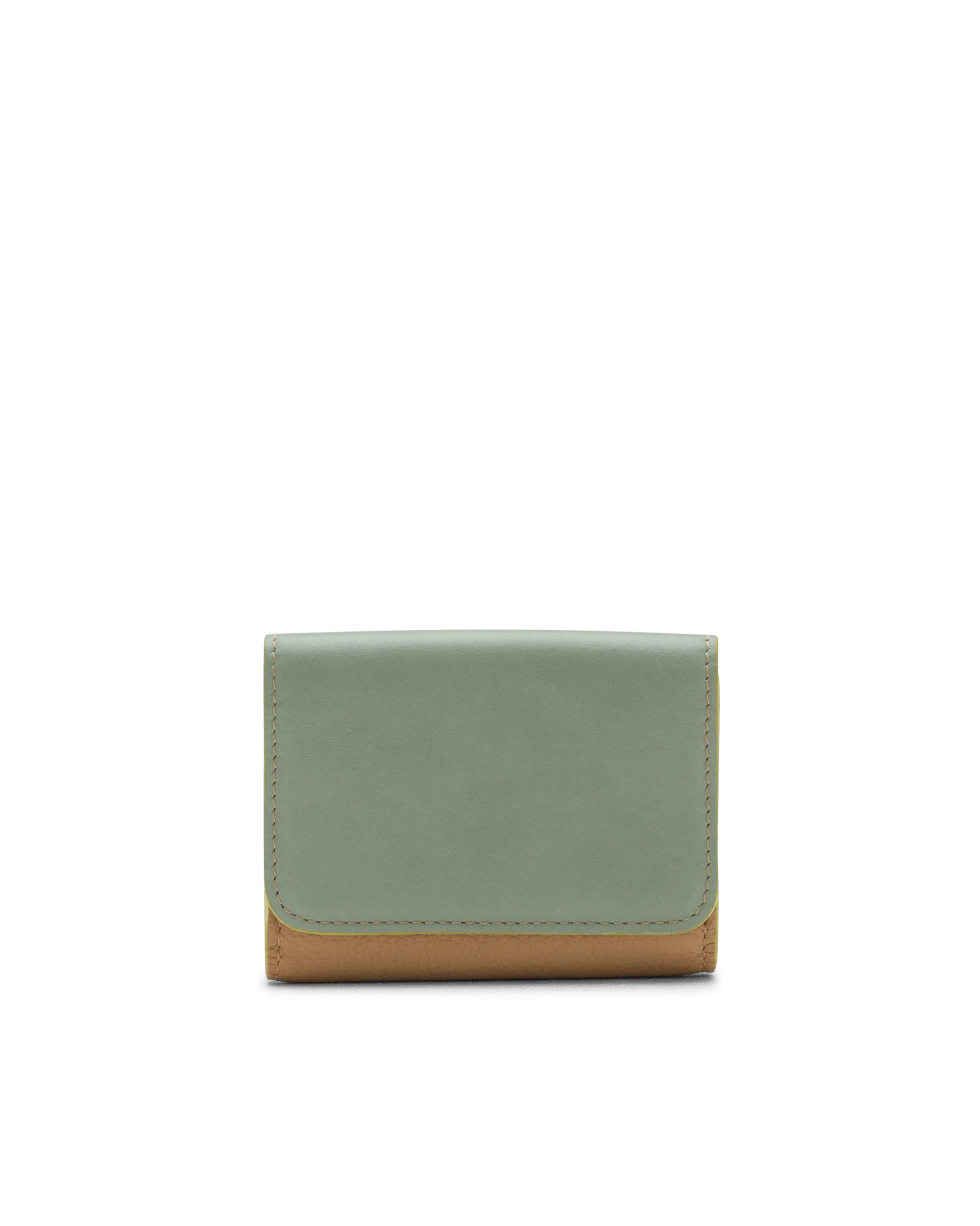 Layers Compact Leather Wallet - DIHSAN