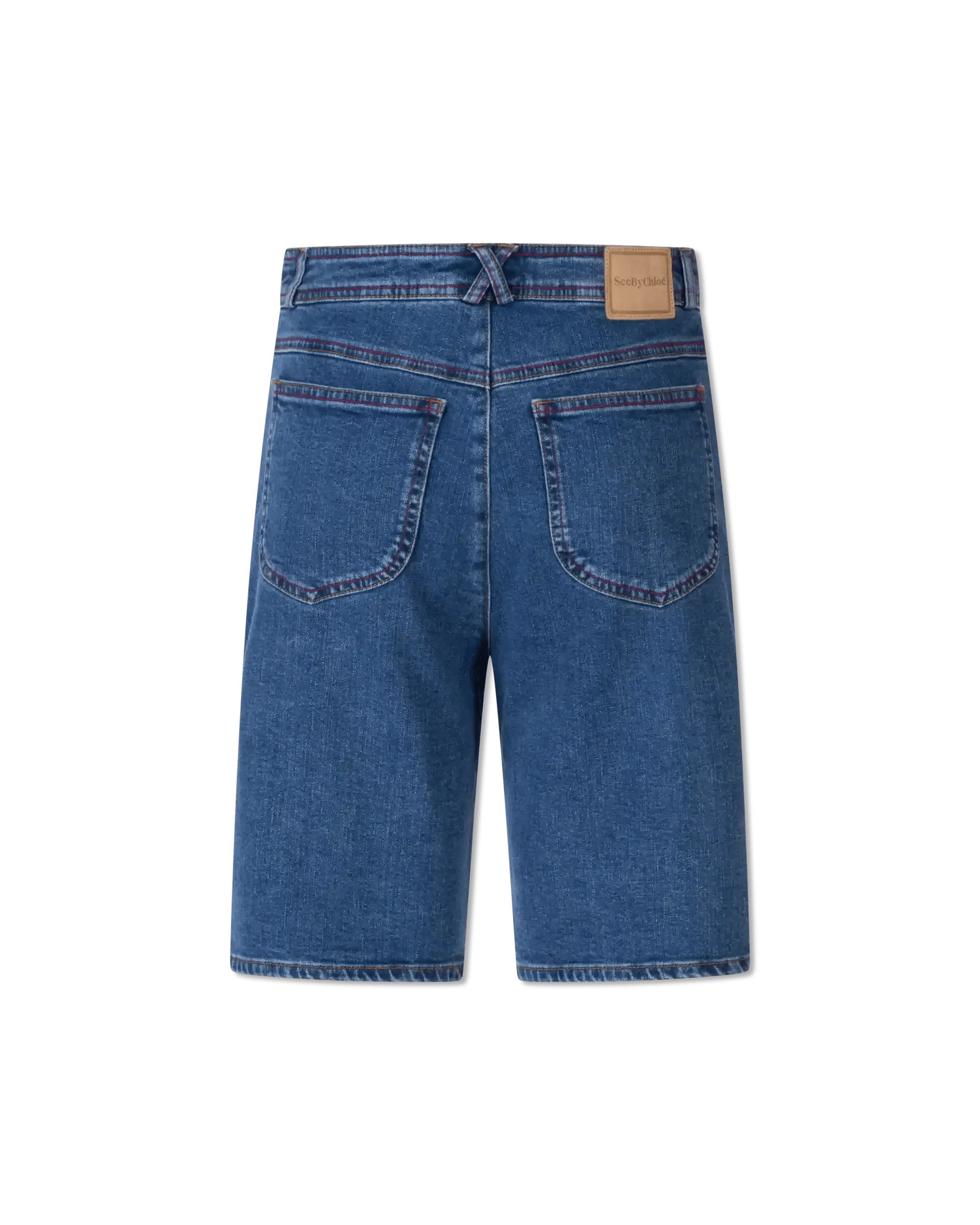 Organic Knee Length Denim Shorts