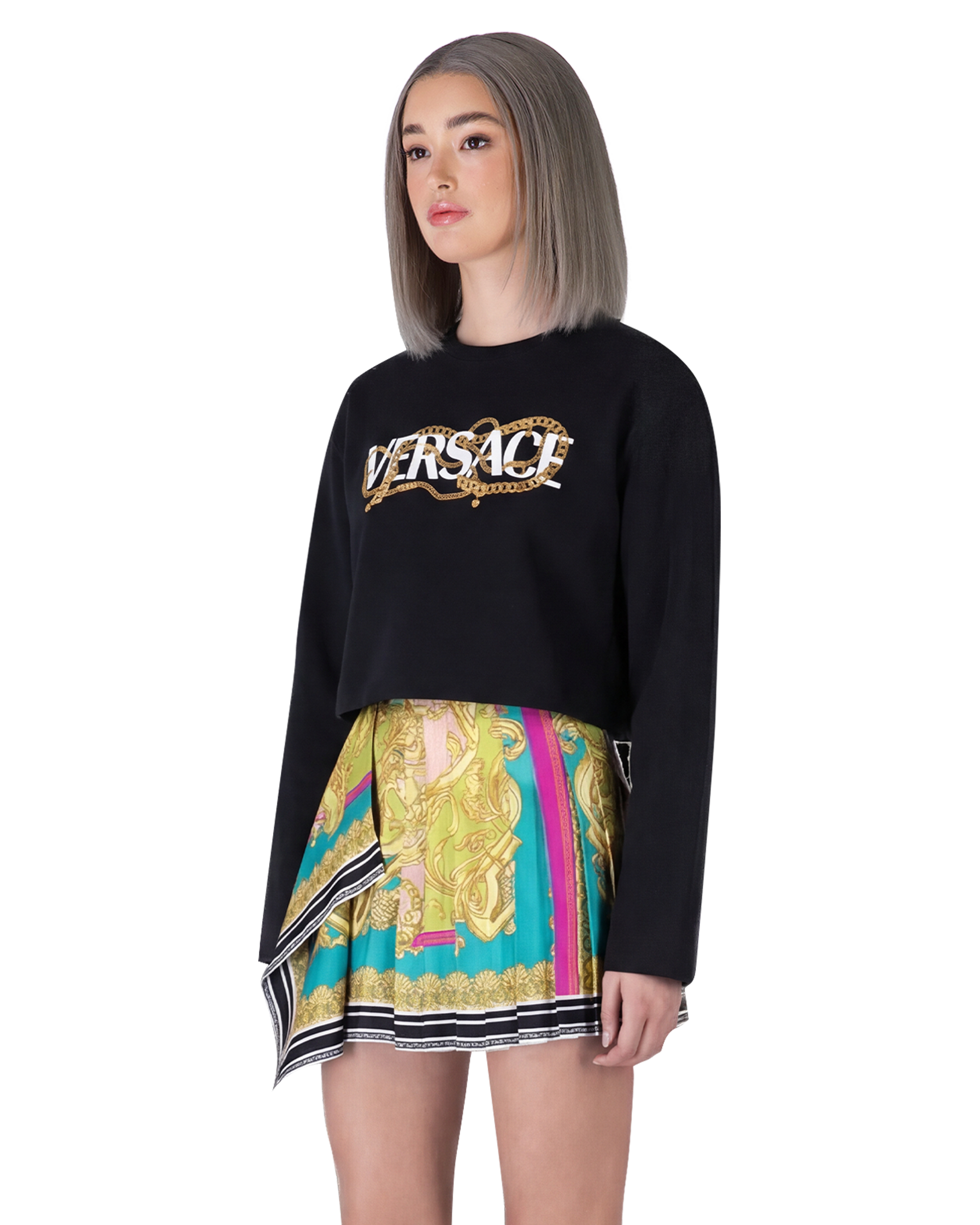 Metallic Logo Sweatshirt